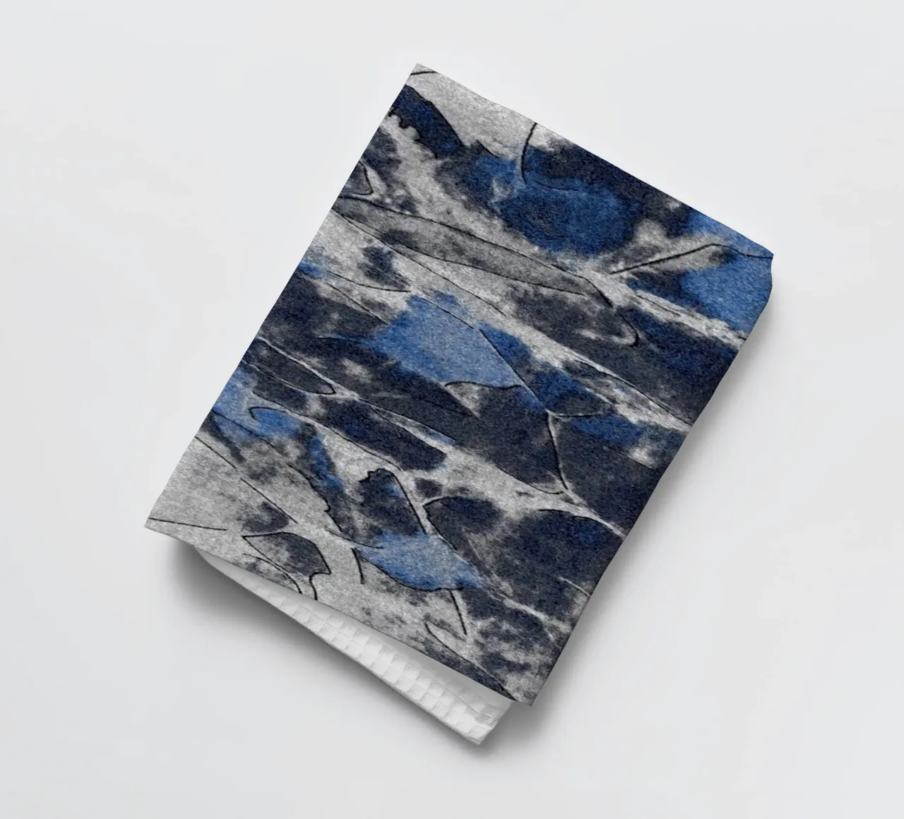 Grunge Ink abstract Geschirrtuch von Little Dean