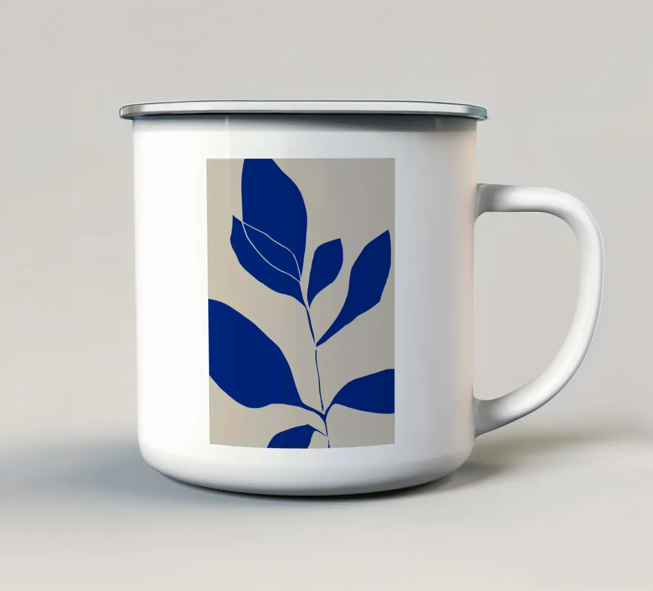 Pianta ultramarina 02 tazza in smalto da Little Dean