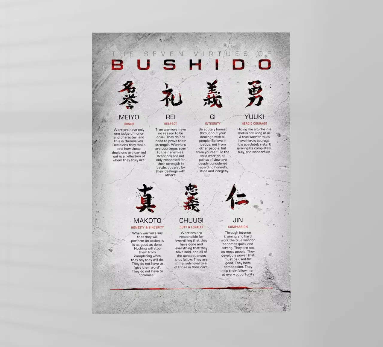 Bushido Code pellicola backlit da nabakumov