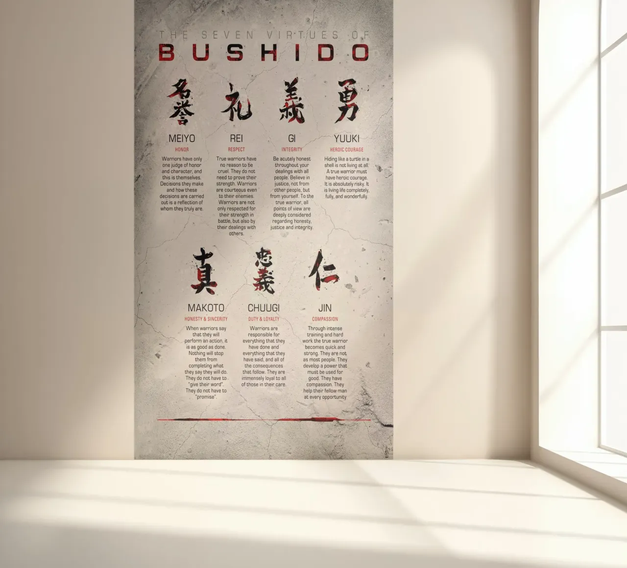 Bushido Code fotobehang van nabakumov