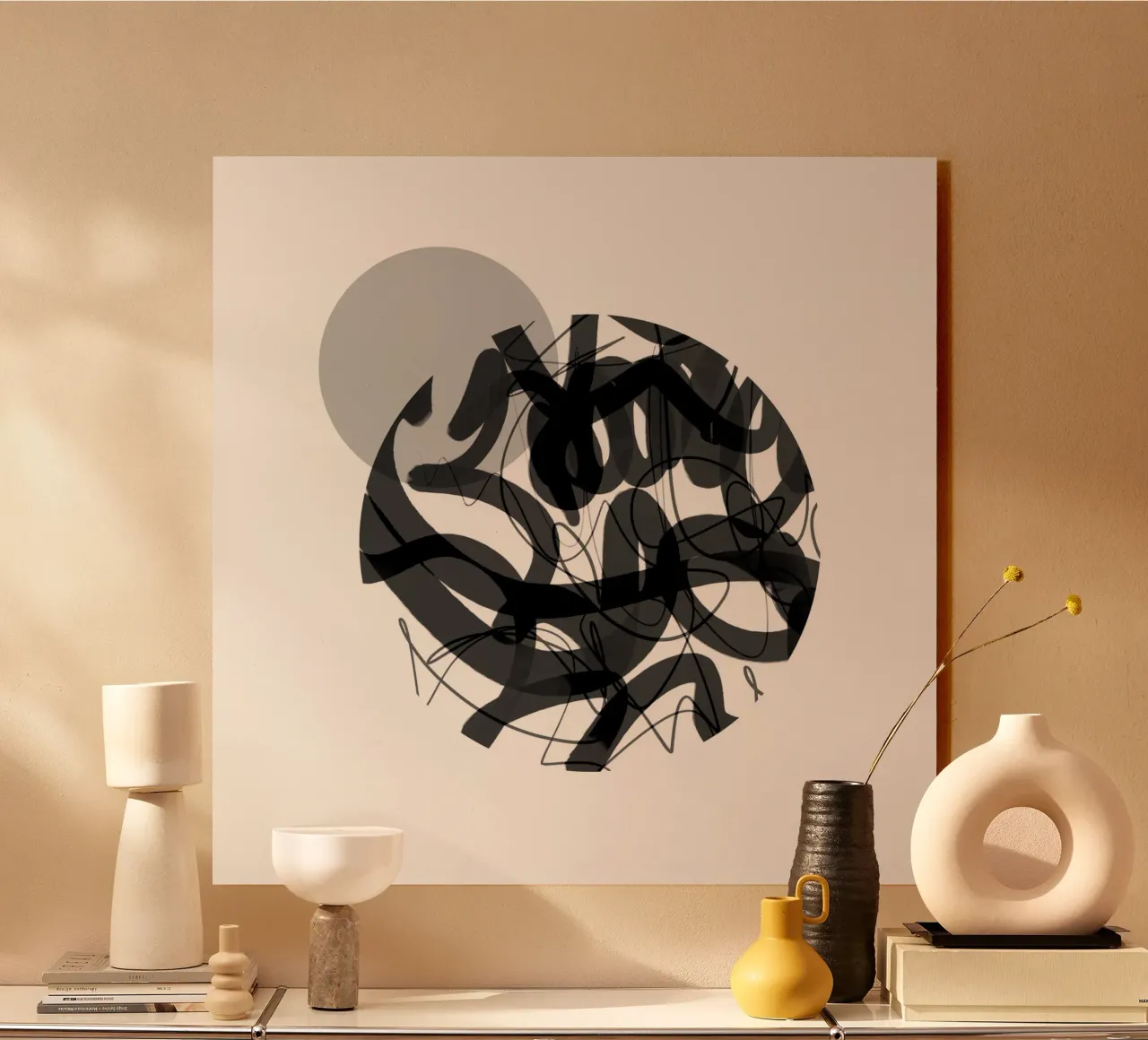 Caotico plexiglass da Kim Hubball Studio