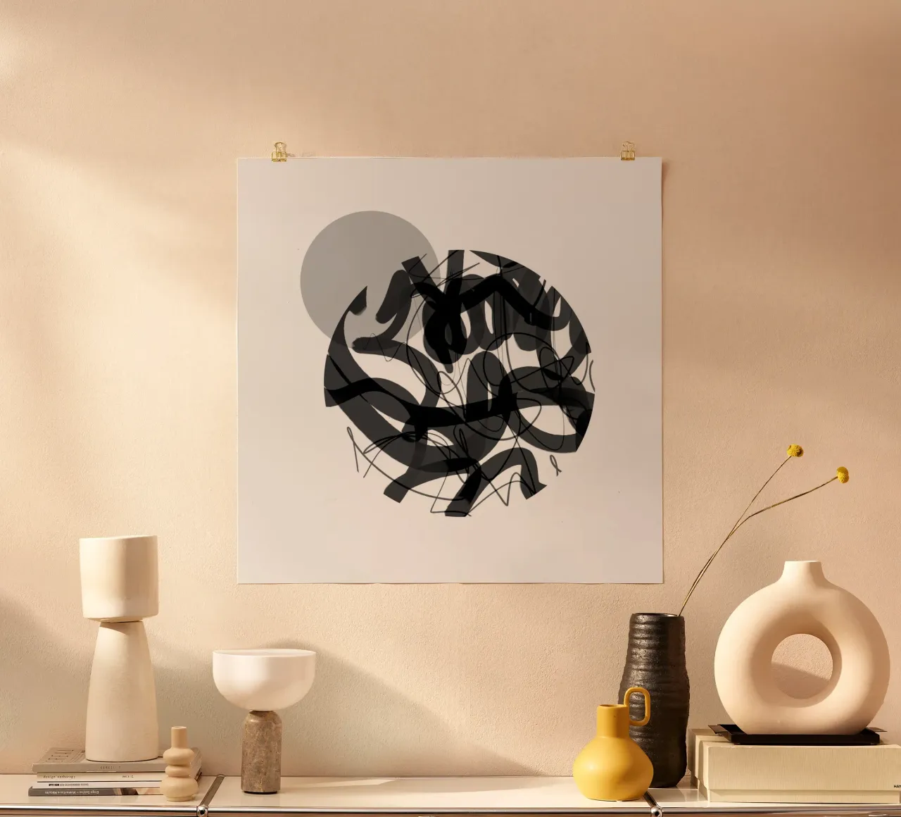 Caotico poster da Kim Hubball Studio