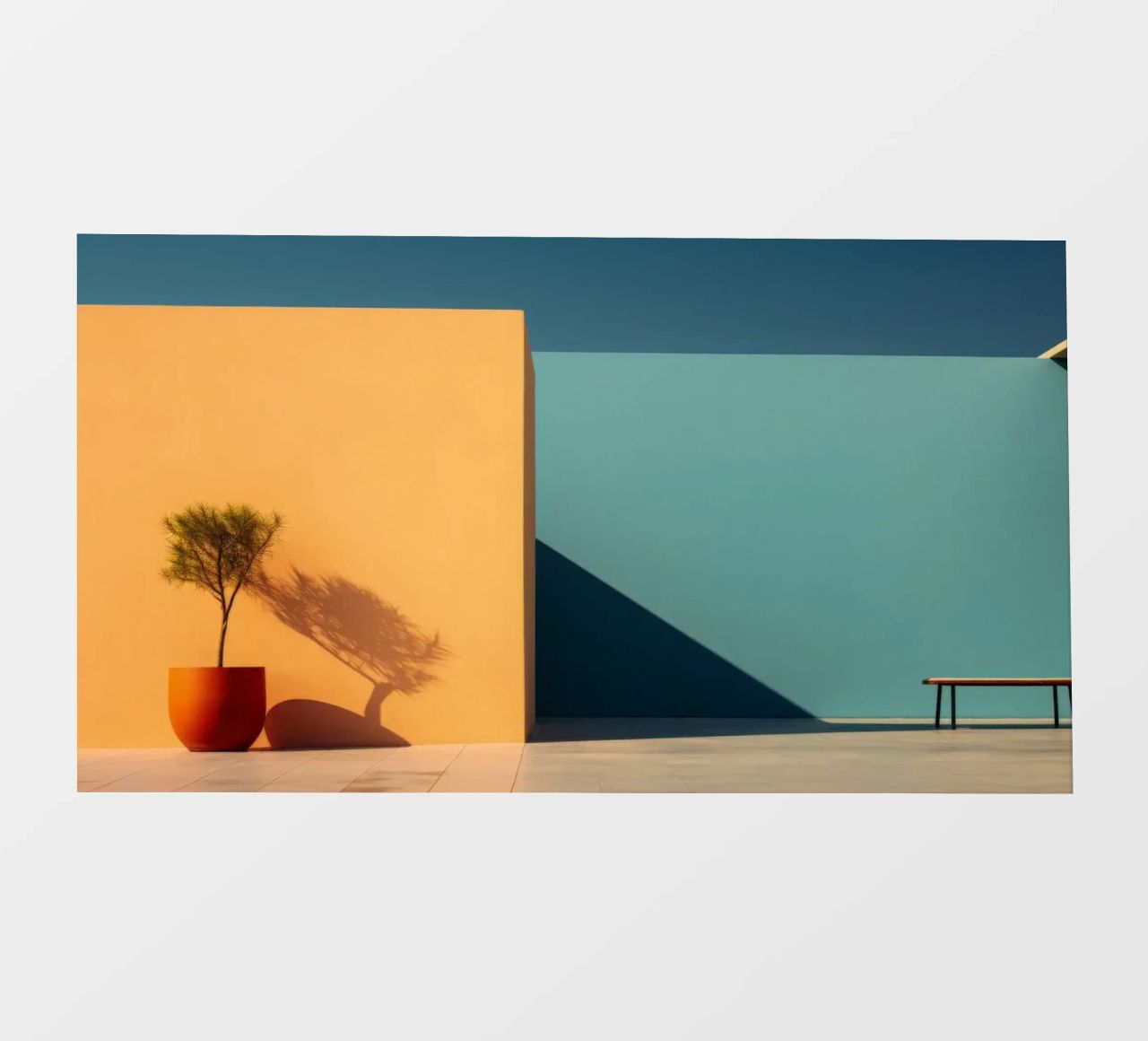 Ombre telo in pvc da Minimalistic