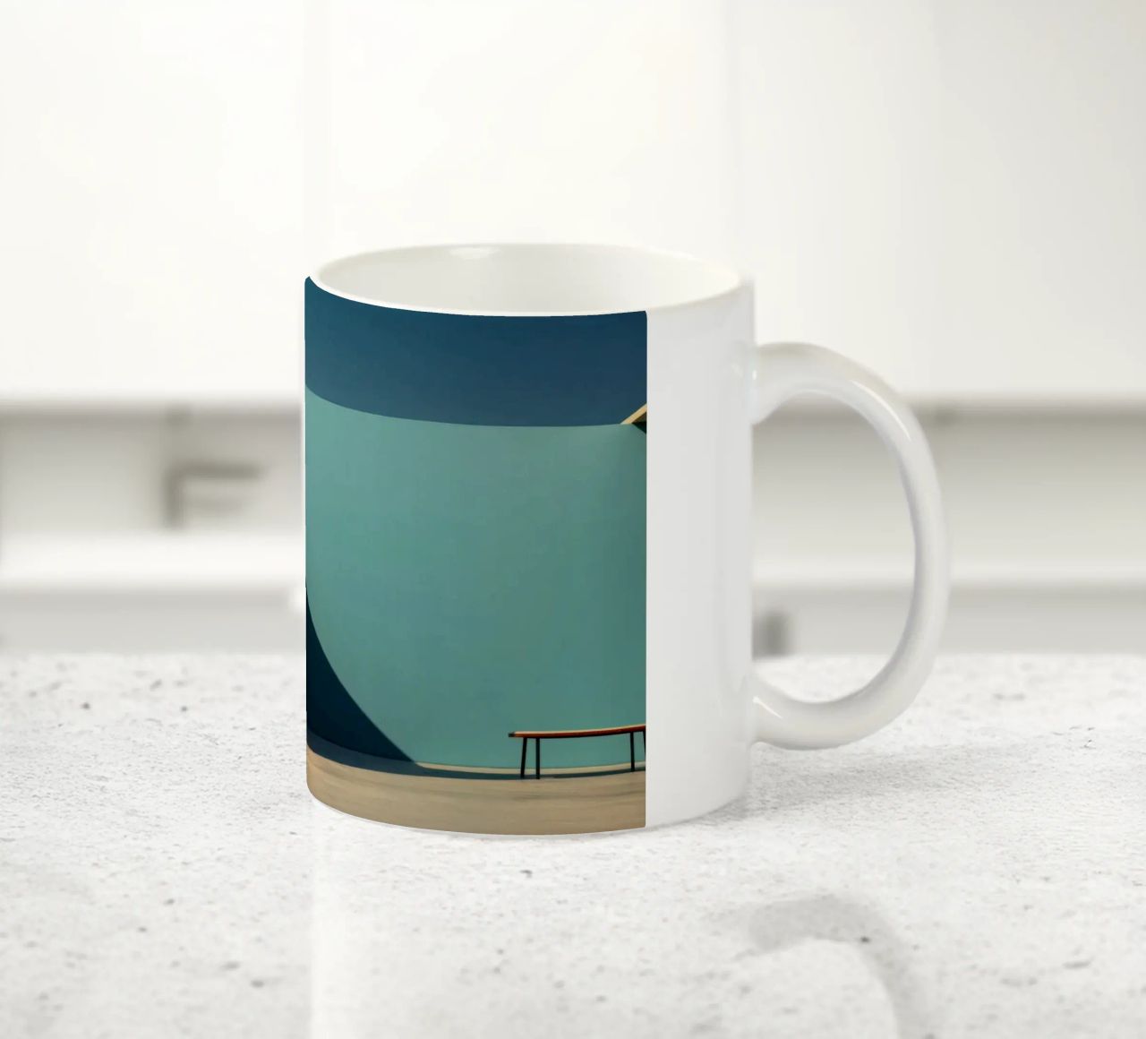 Ombre tazza in ceramica da Minimalistic