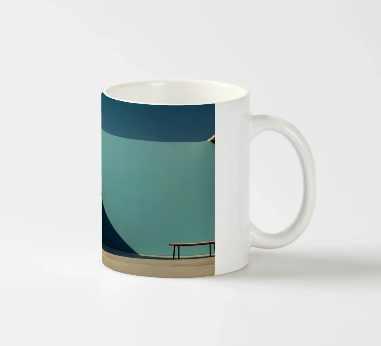 Ombre taza de cerámica de Minimalistic