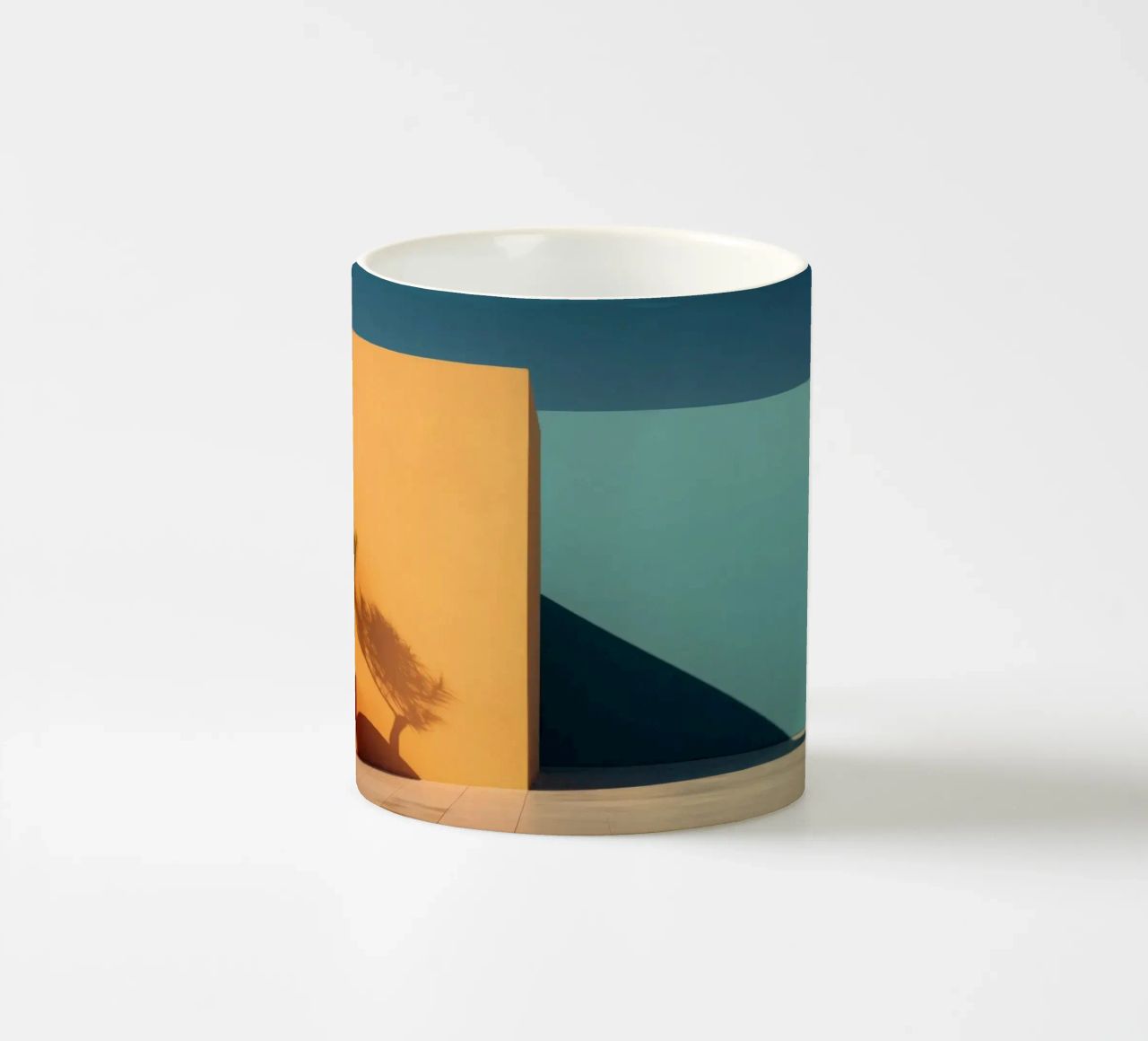 Ombre tazza in ceramica da Minimalistic