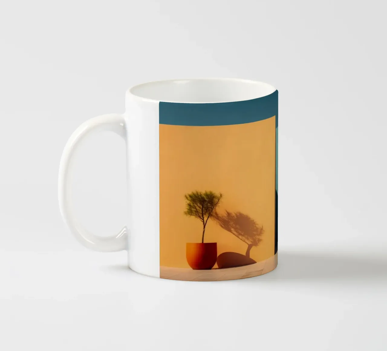 Ombre taza de cerámica de Minimalistic
