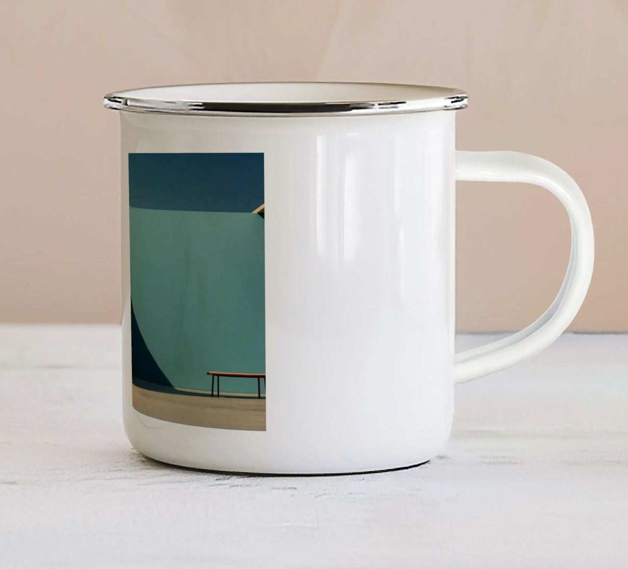 Ombre tazza in smalto da Minimalistic