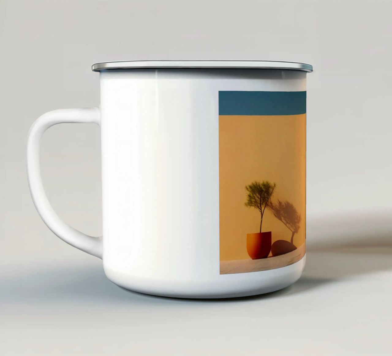 Ombre tazza in smalto da Minimalistic