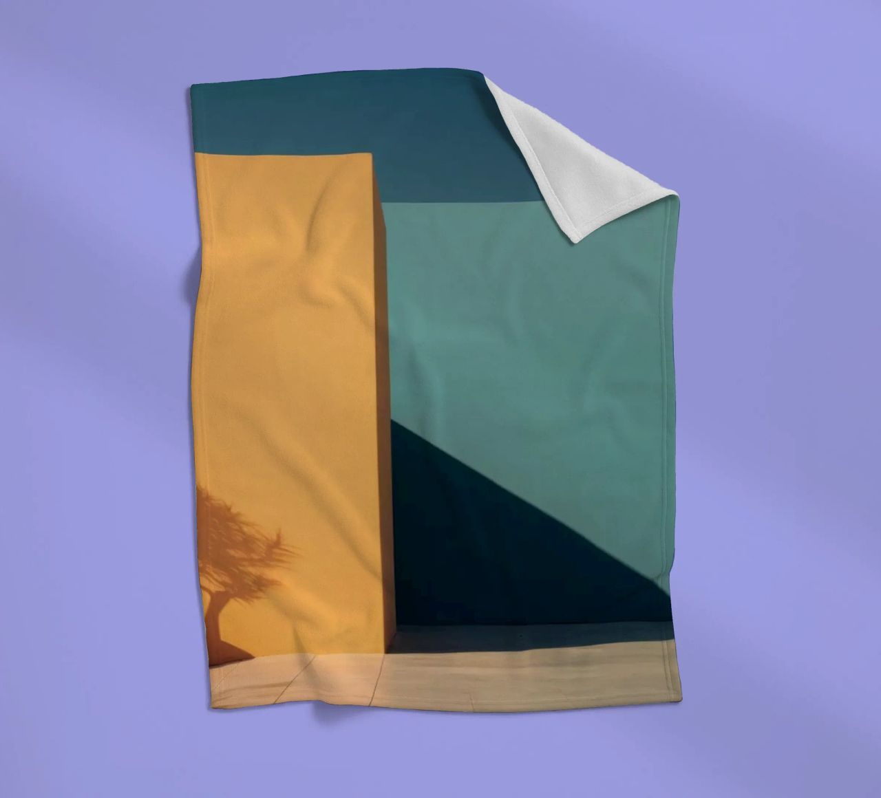 Ombre coperta in pile da Minimalistic
