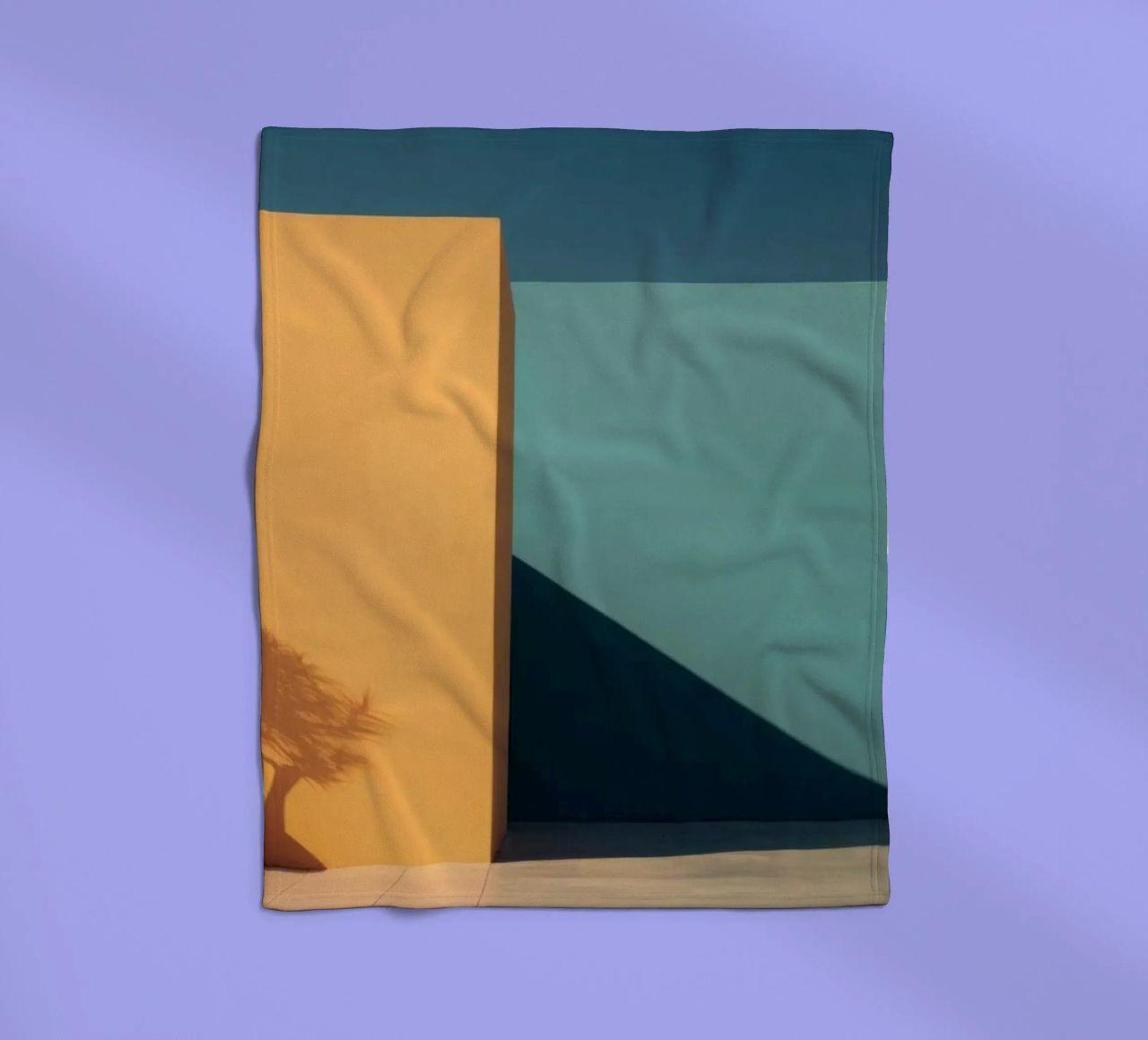 Ombre coperta in pile da Minimalistic