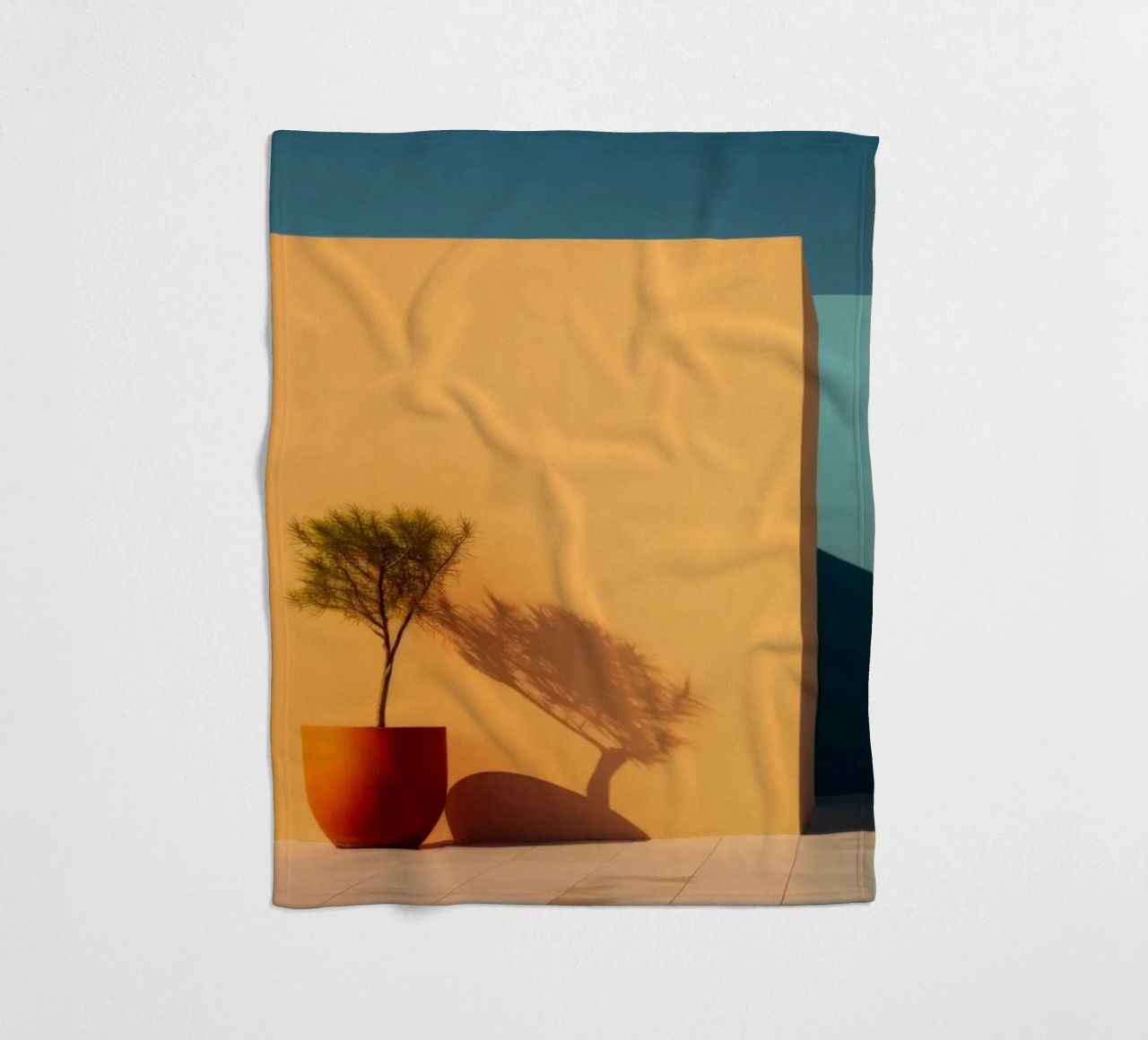 Ombre coperta in pile da Minimalistic