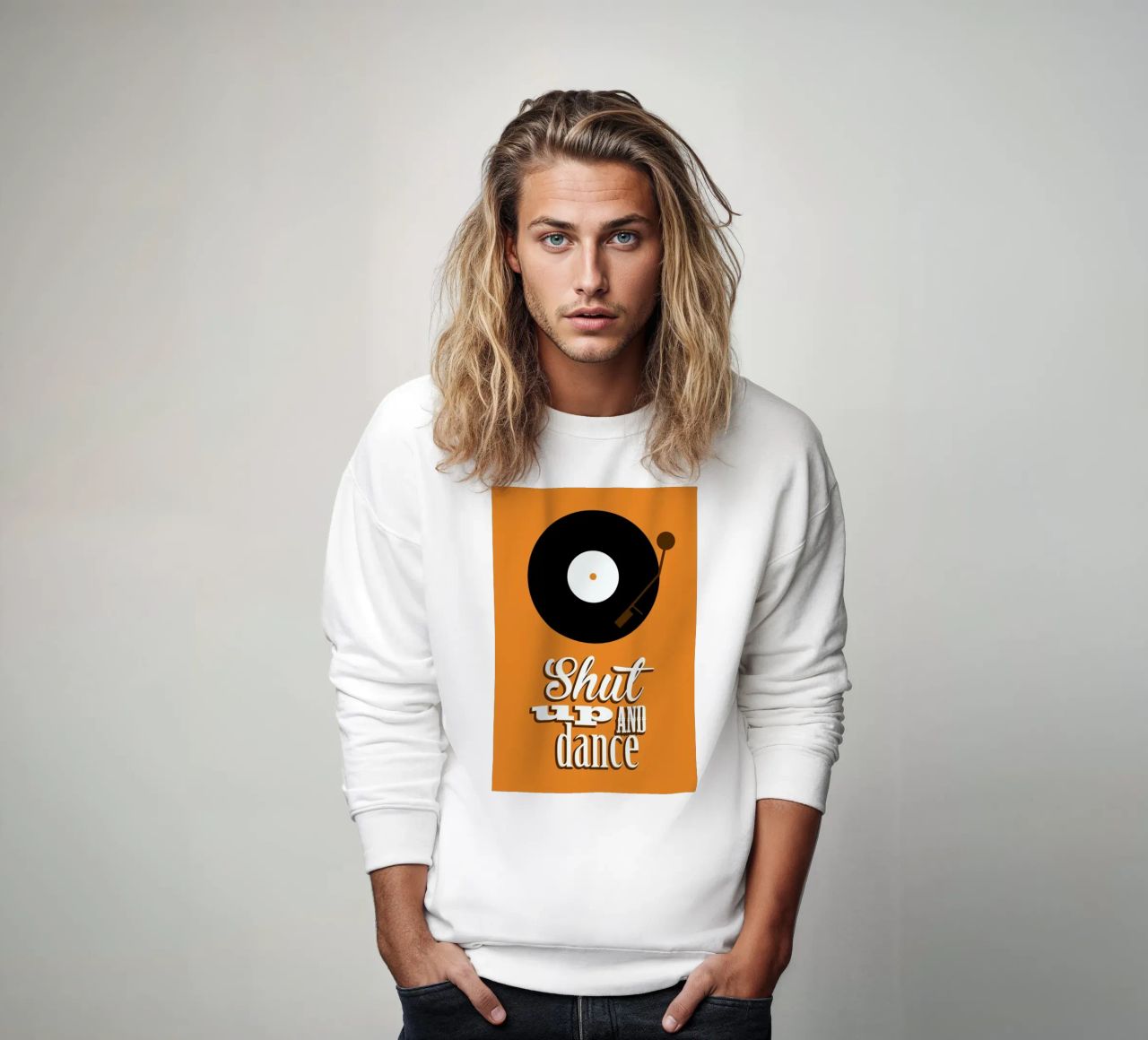 Shut Up felpa da Trabolt Design
