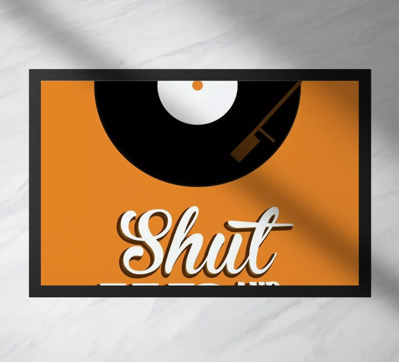 Shut Up Fußmatte von Trabolt Design