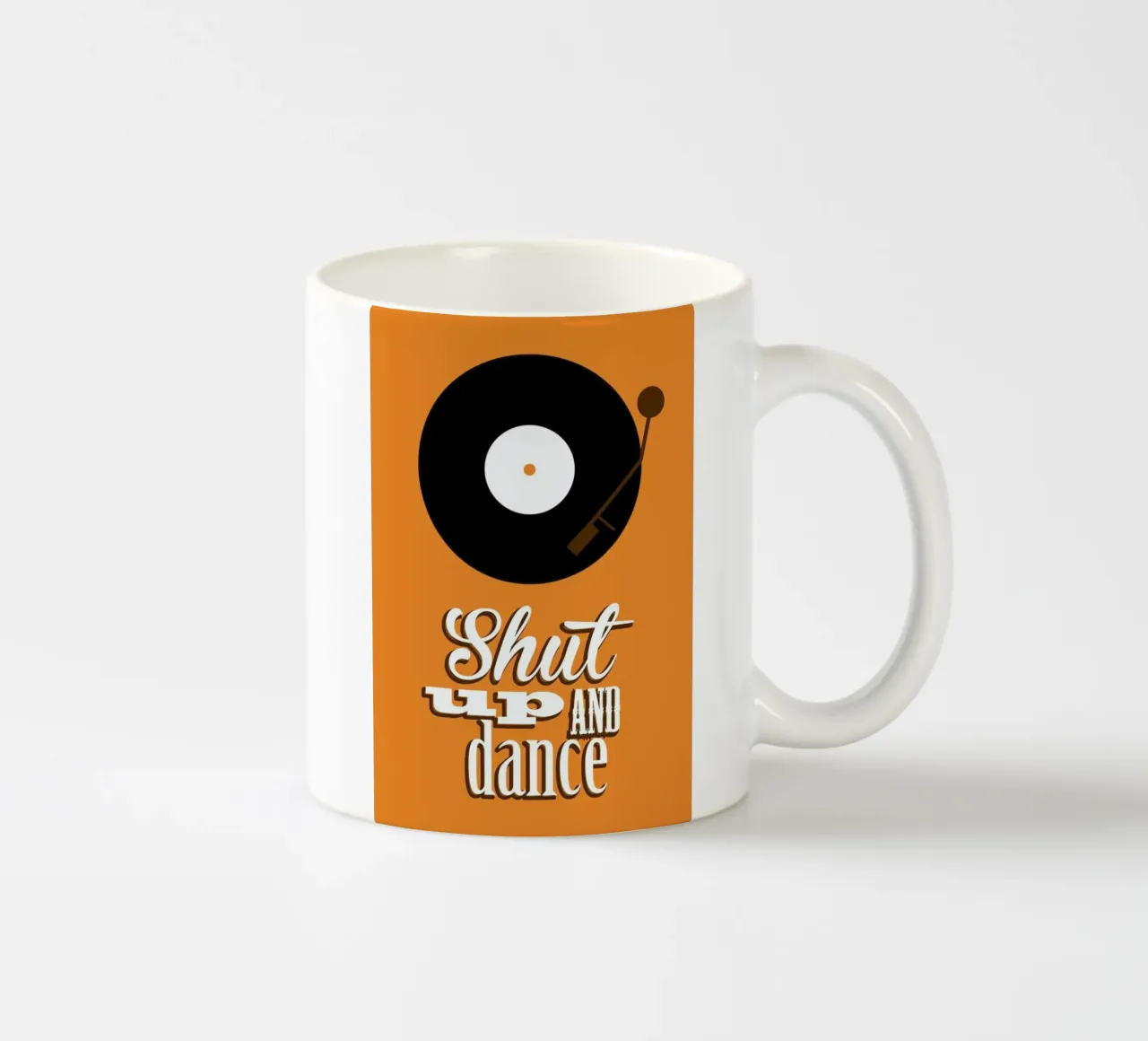 Shut Up tazza in ceramica da Trabolt Design