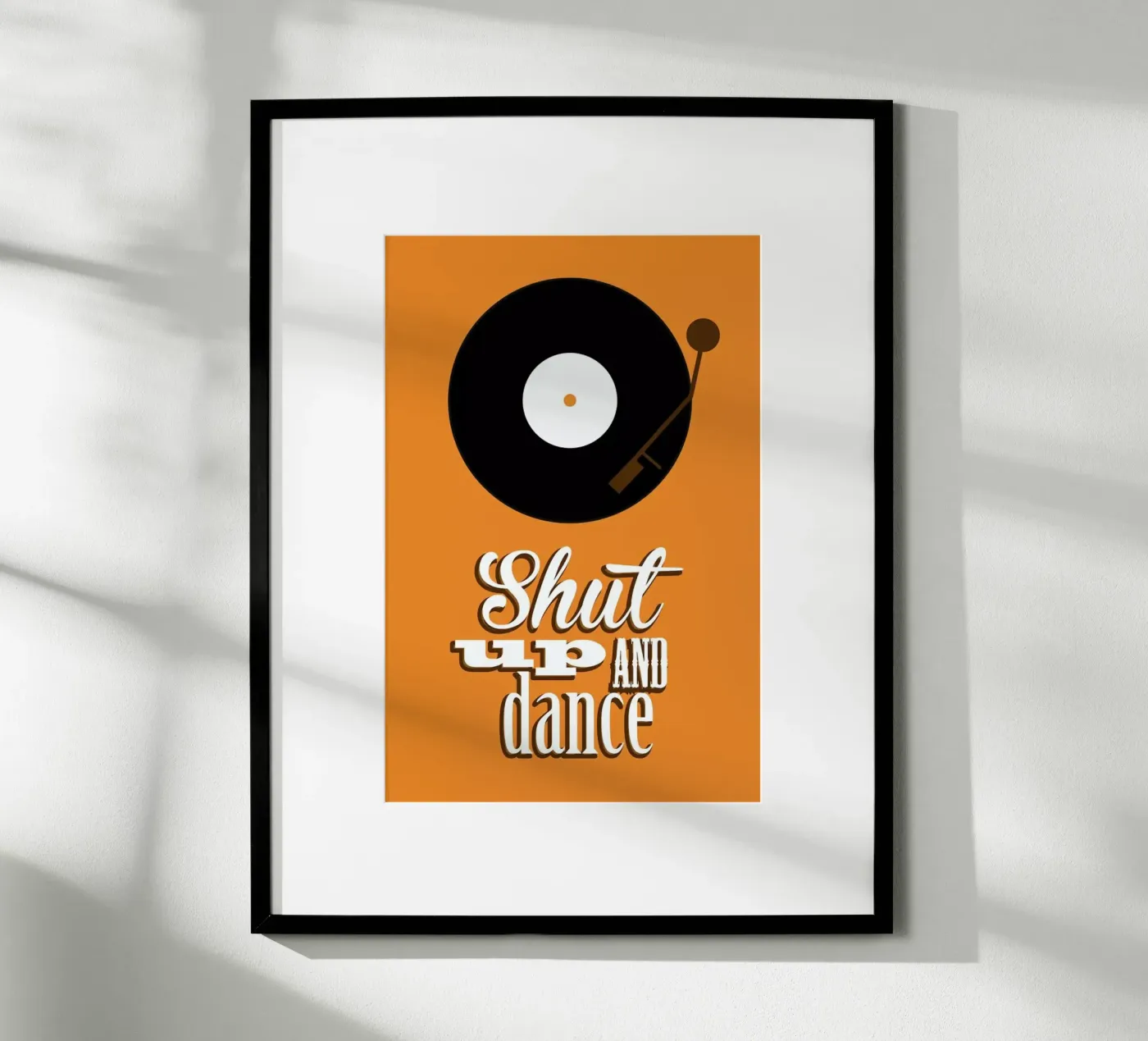 Shut Up poster van Trabolt Design