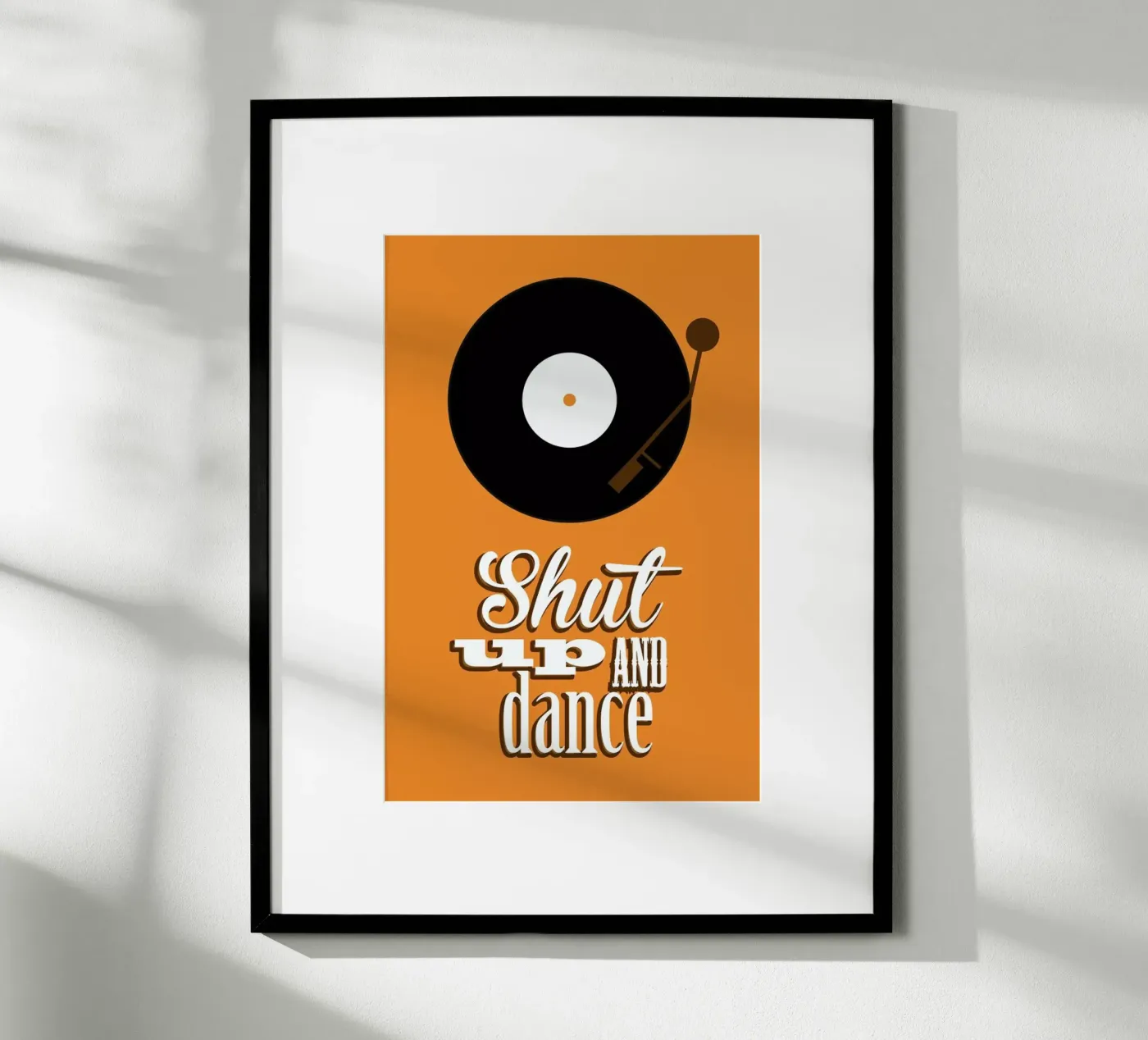 Shut Up poster da Trabolt Design
