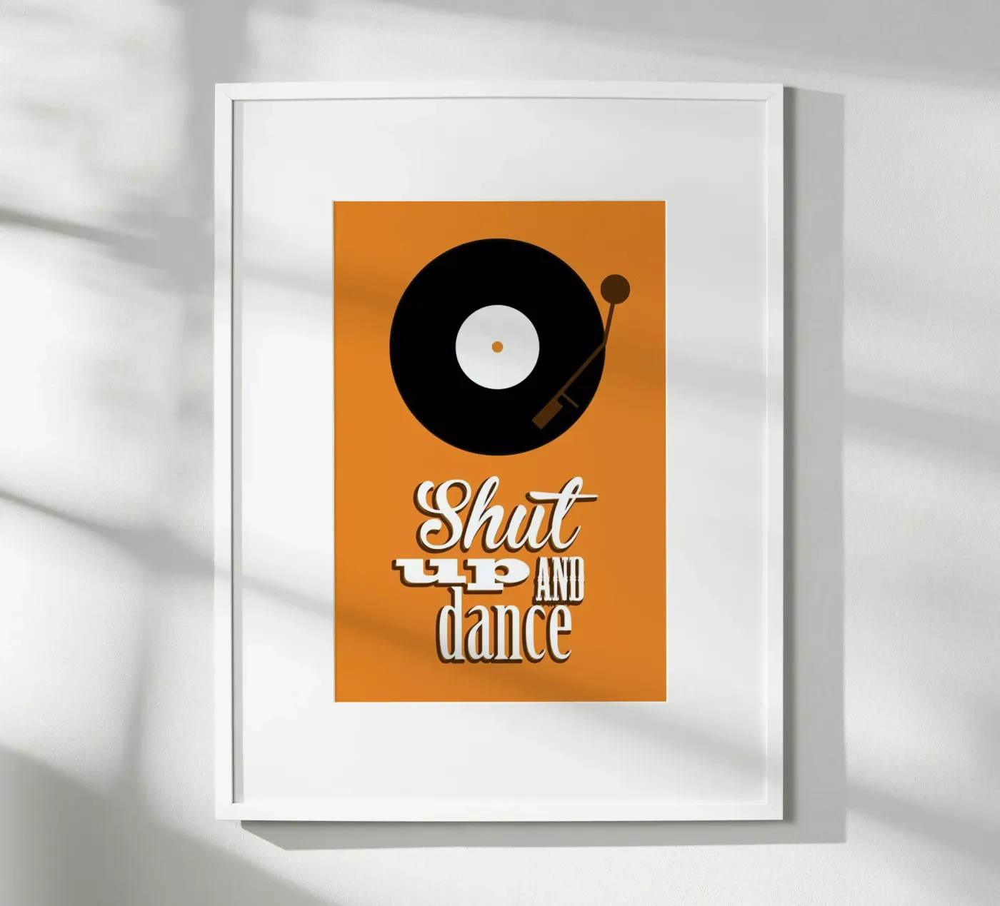 Shut Up poster van Trabolt Design