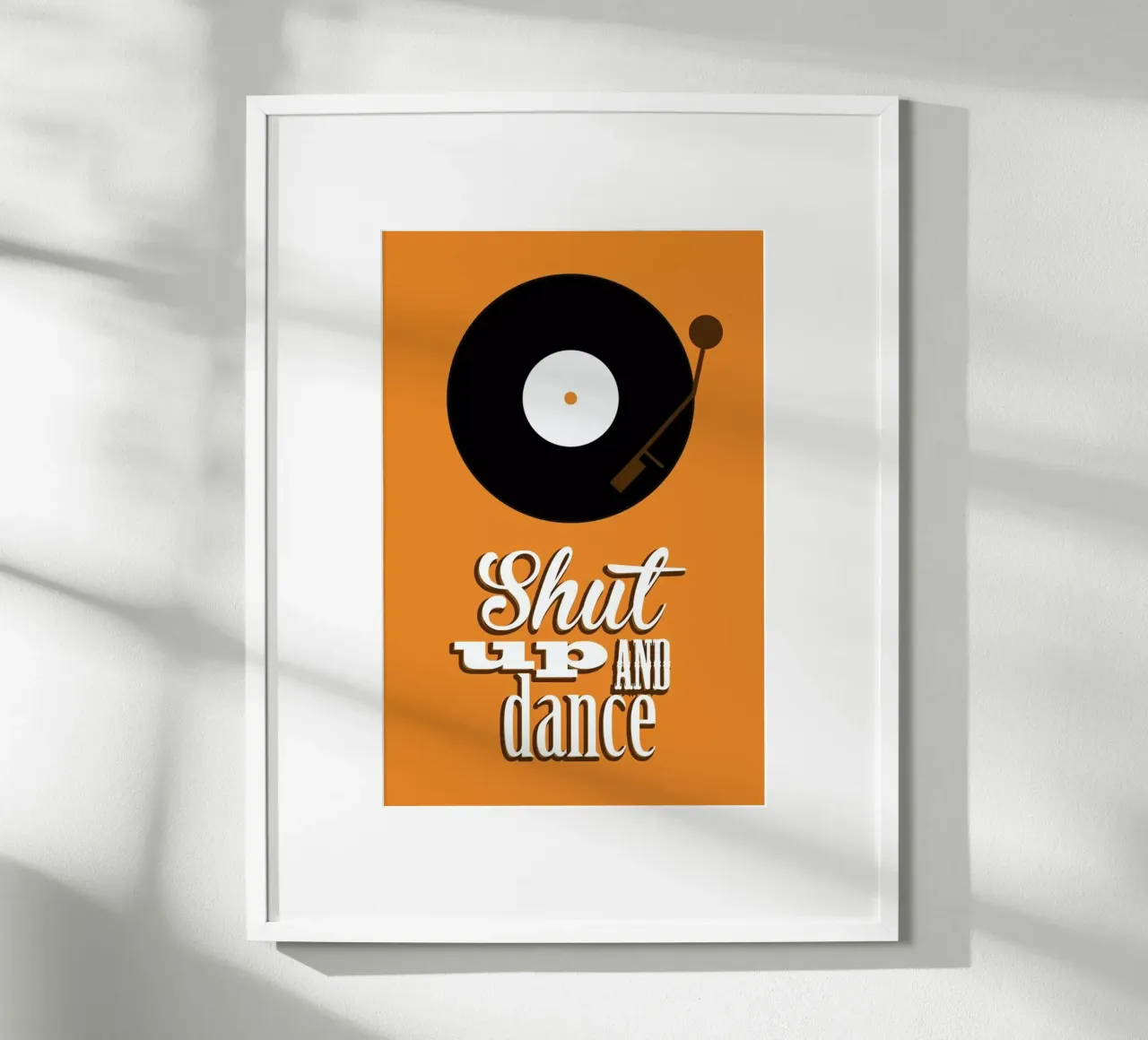 Shut Up poster da Trabolt Design