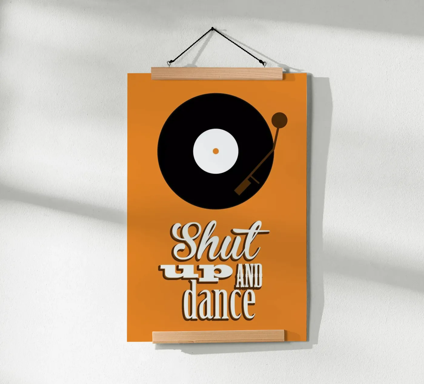 Shut Up poster van Trabolt Design