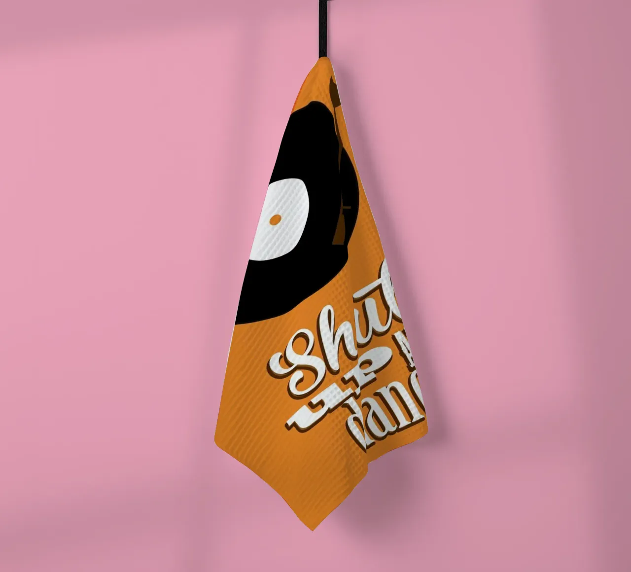 Shut Up canovaccio da cucina da Trabolt Design