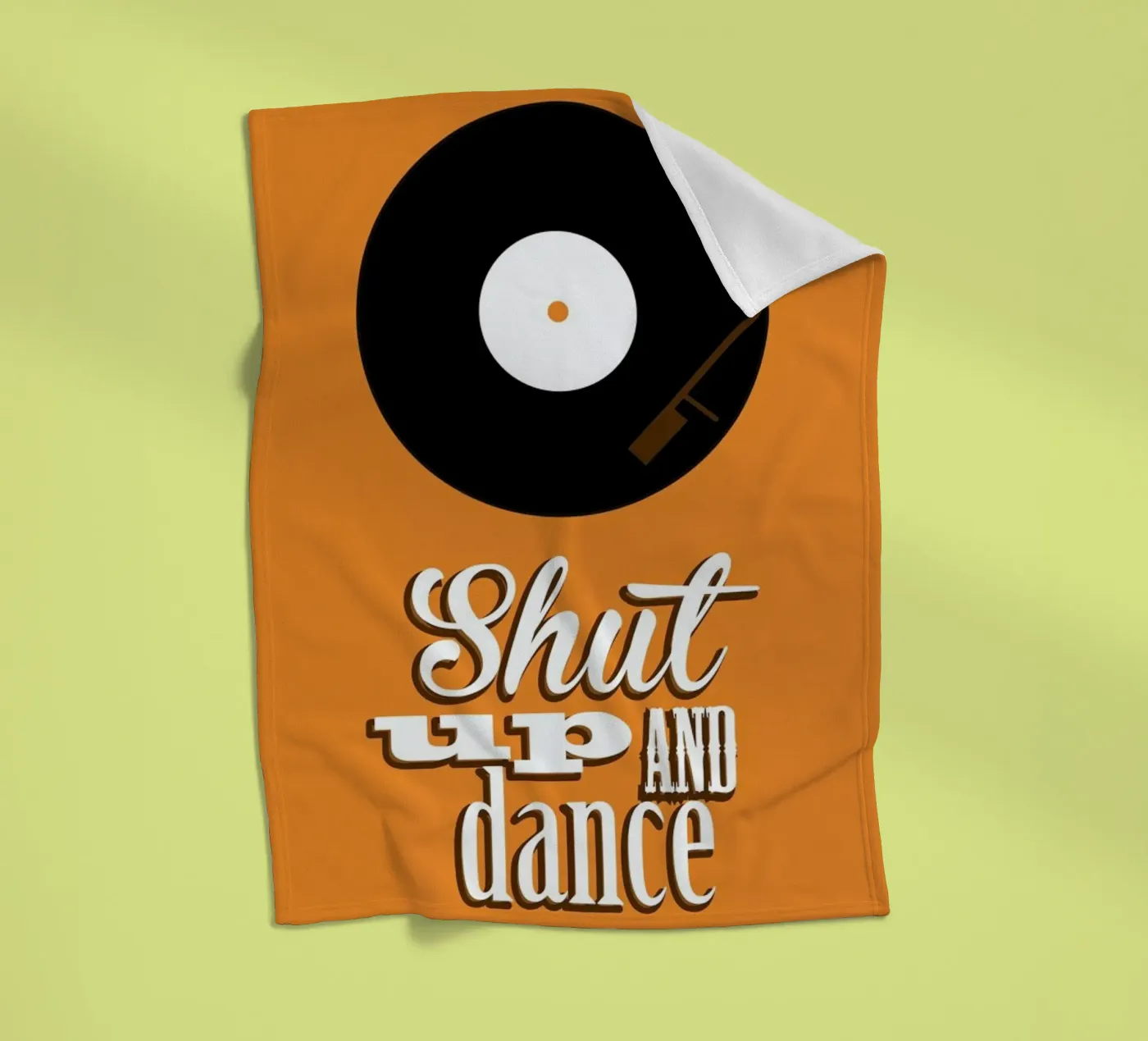 Shut Up Fleecedecke von Trabolt Design