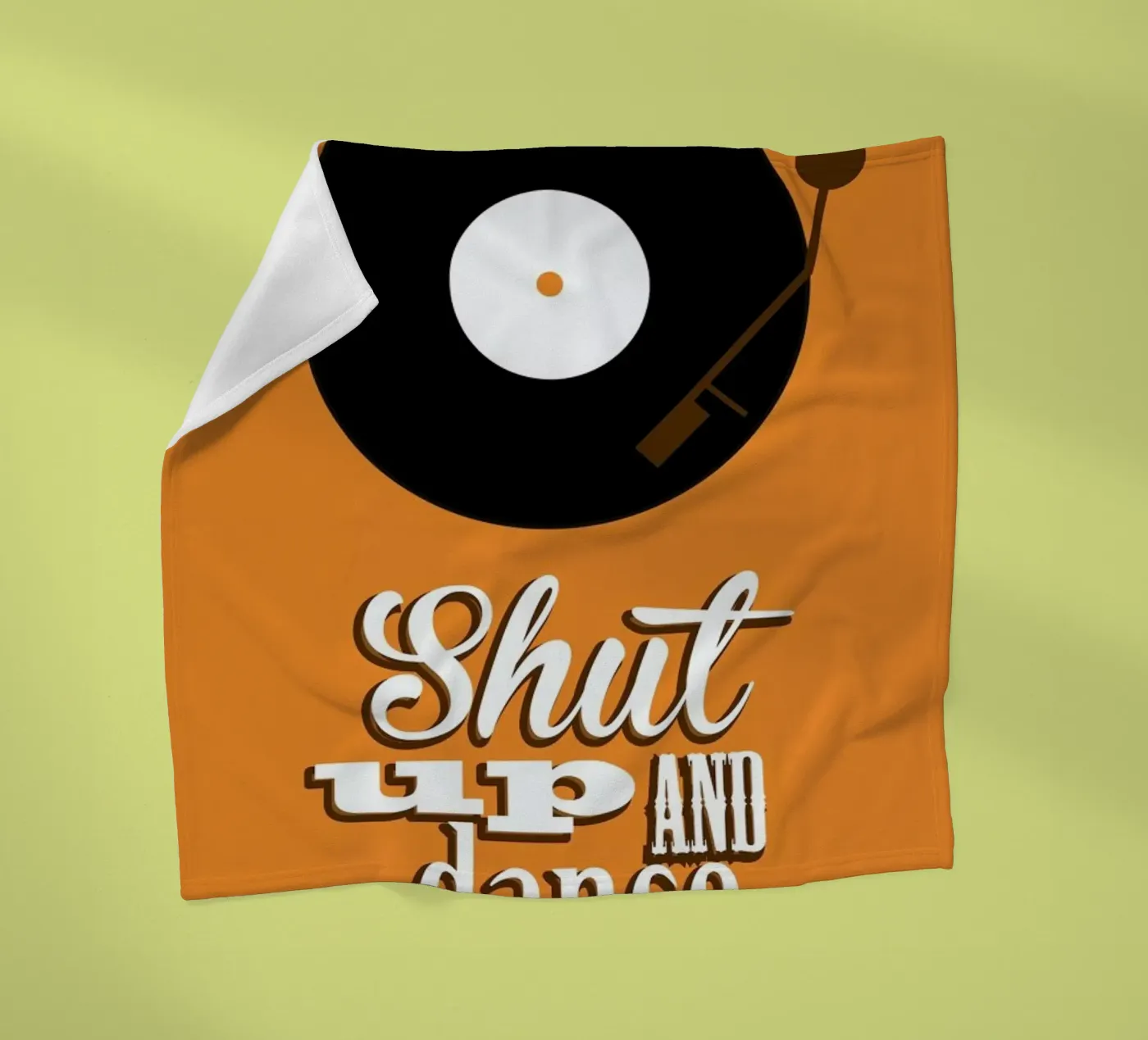 Shut Up Fleecedecke von Trabolt Design