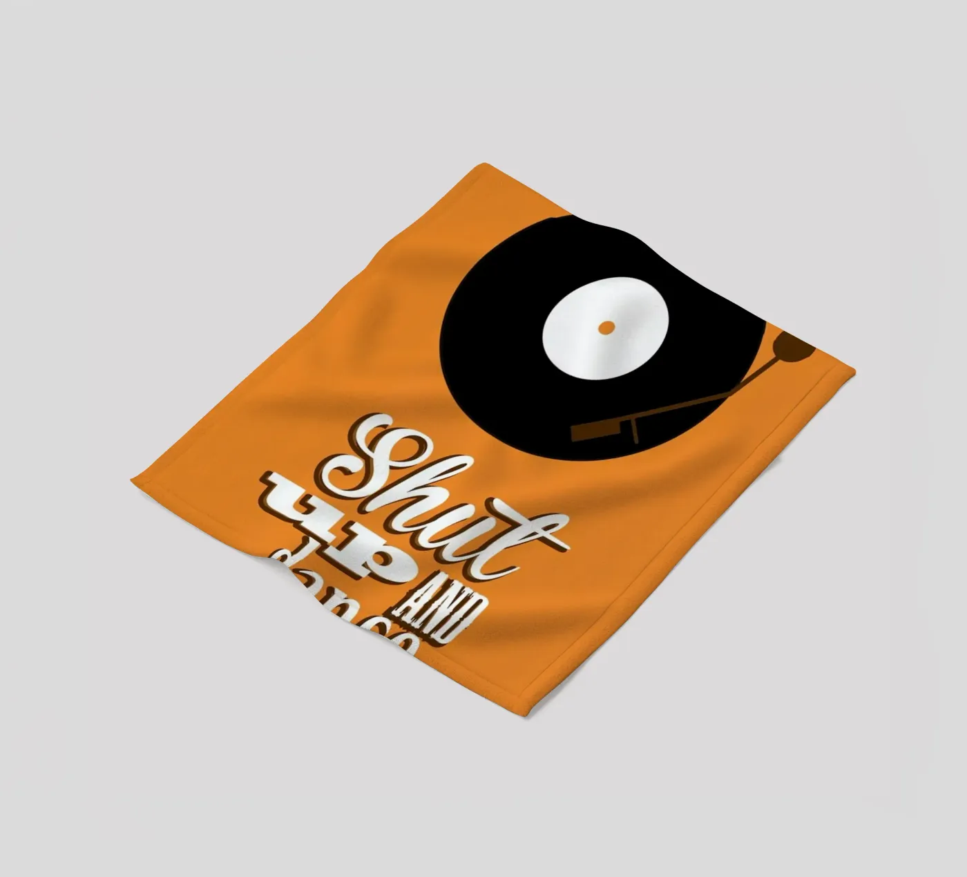 Shut Up Fleecedecke von Trabolt Design