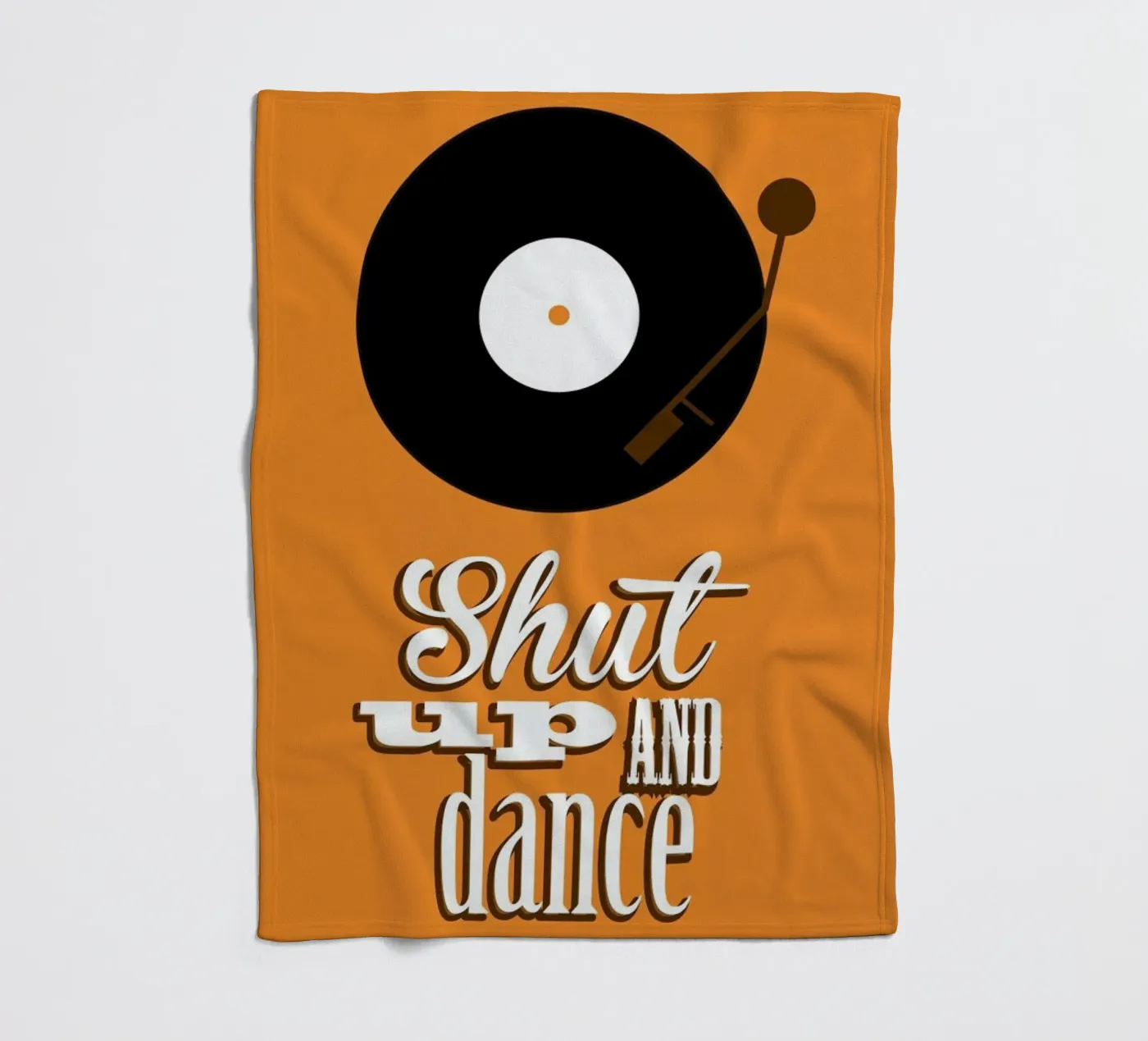 Shut Up Fleecedecke von Trabolt Design