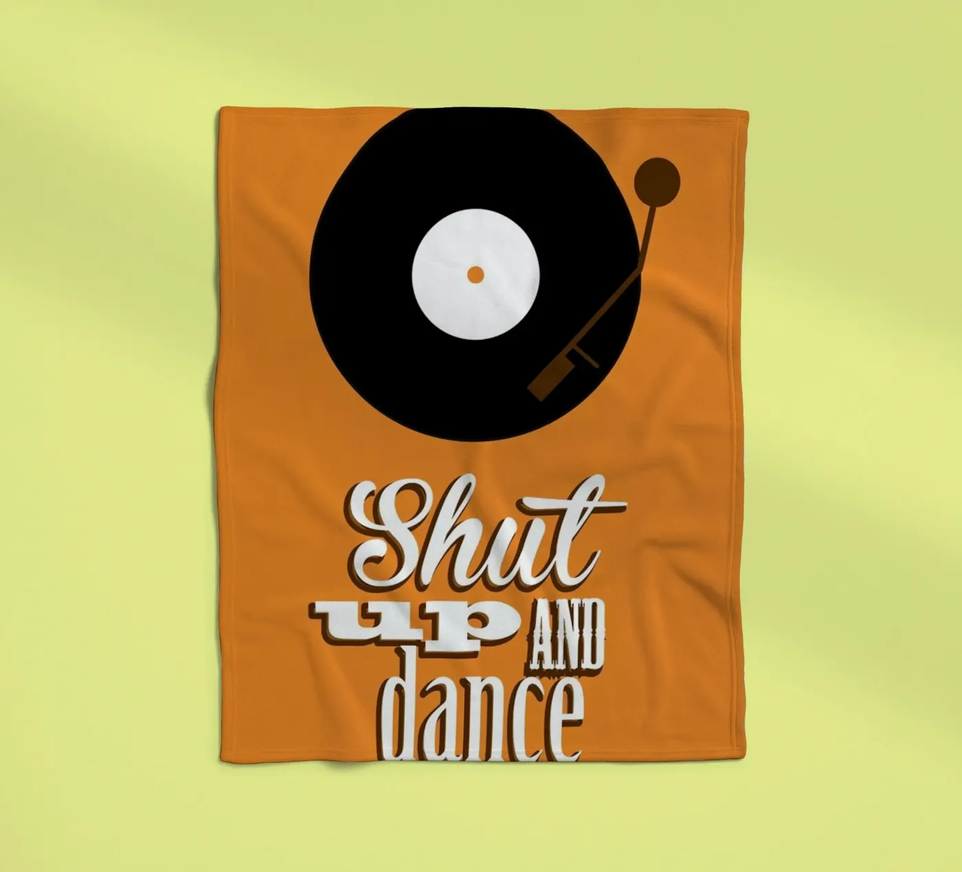 Shut Up Fleecedecke von Trabolt Design