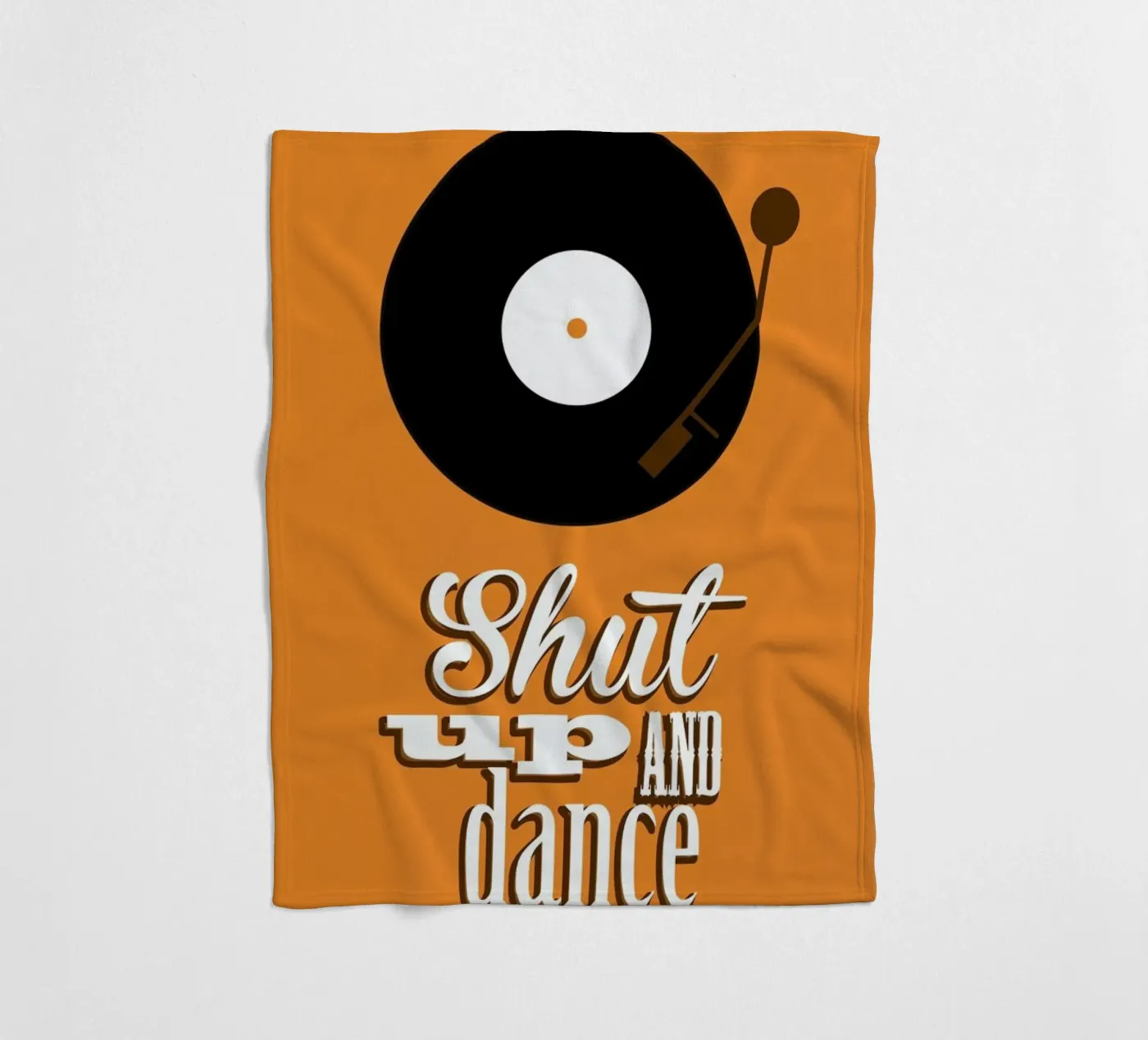 Shut Up Fleecedecke von Trabolt Design