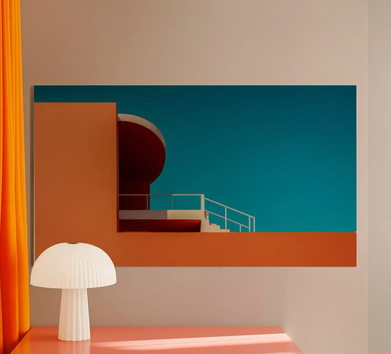 Ciel acrylic glass by Affiches Minimalistes