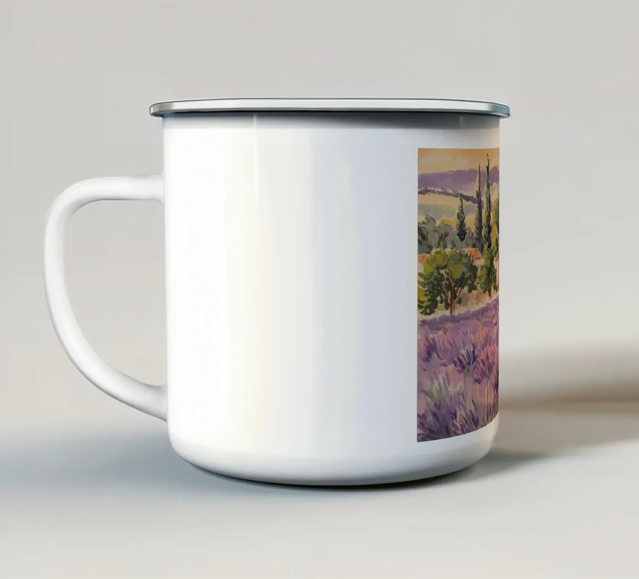 Provence Cypress Homestead tazza in smalto da Angkasa Mist