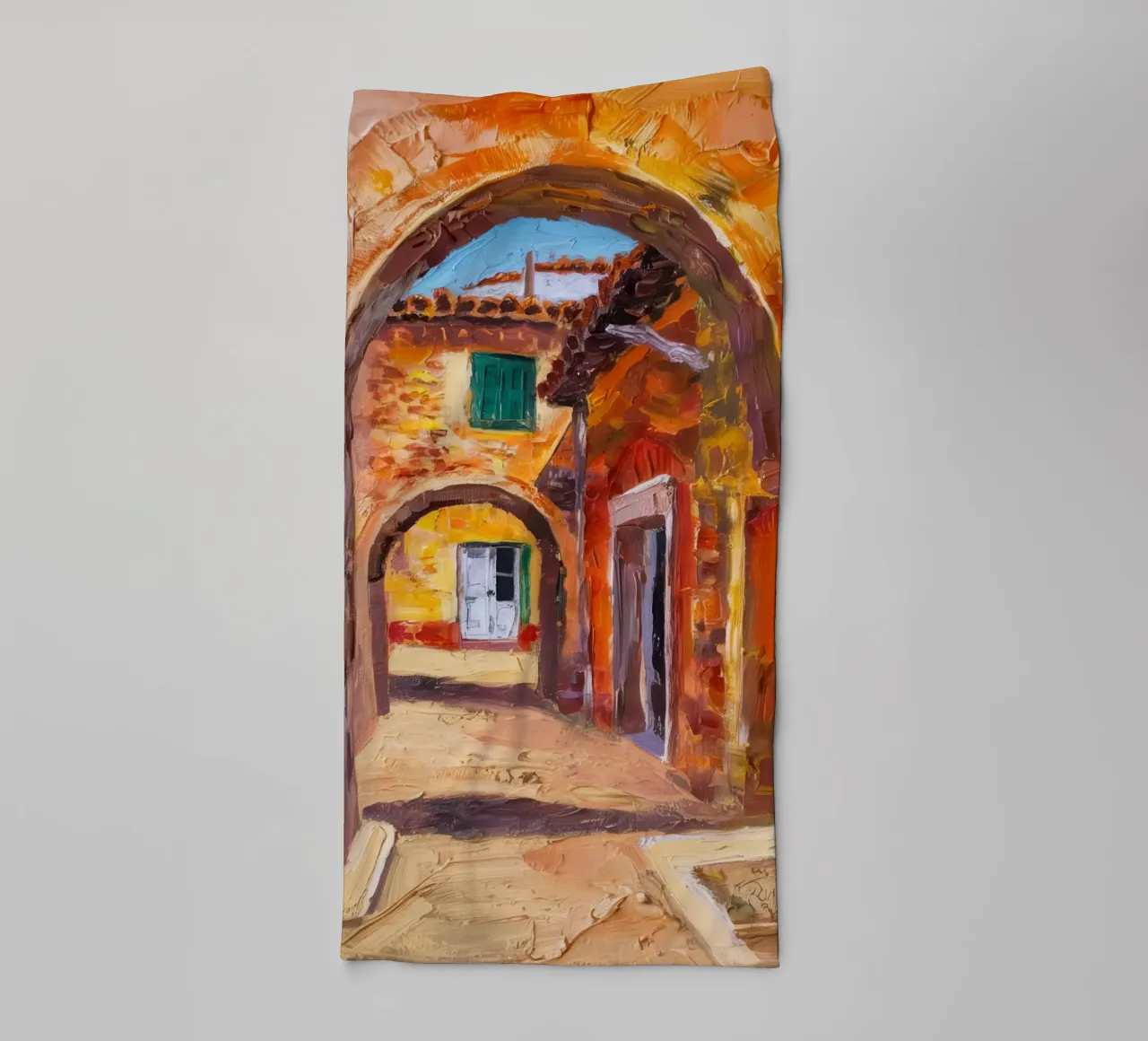 Mercato rustico ad arco asciugamano da bagno da Angkasa Mist