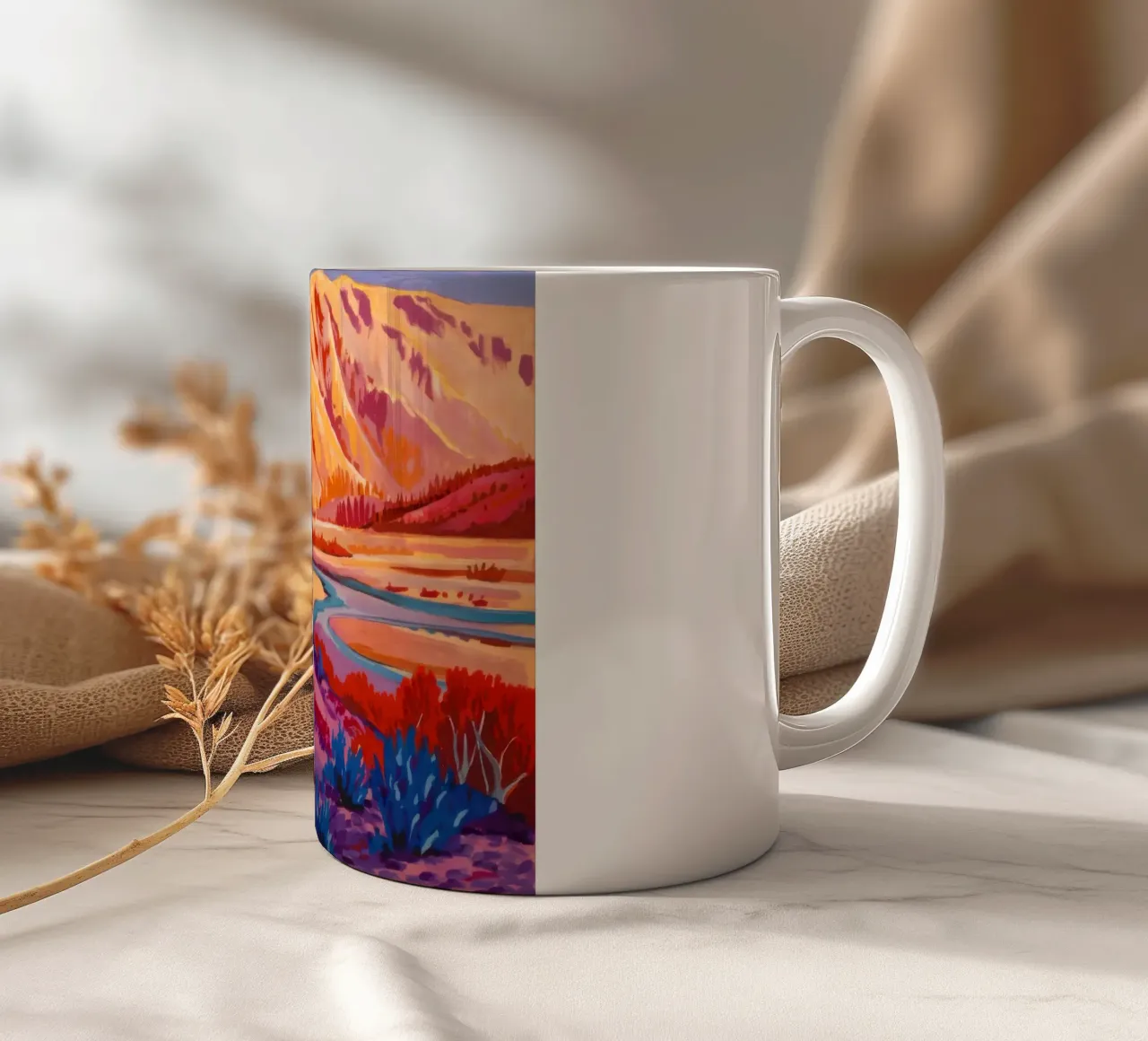 Canyon del fiume Prismatic tazza in ceramica da Angkasa Mist