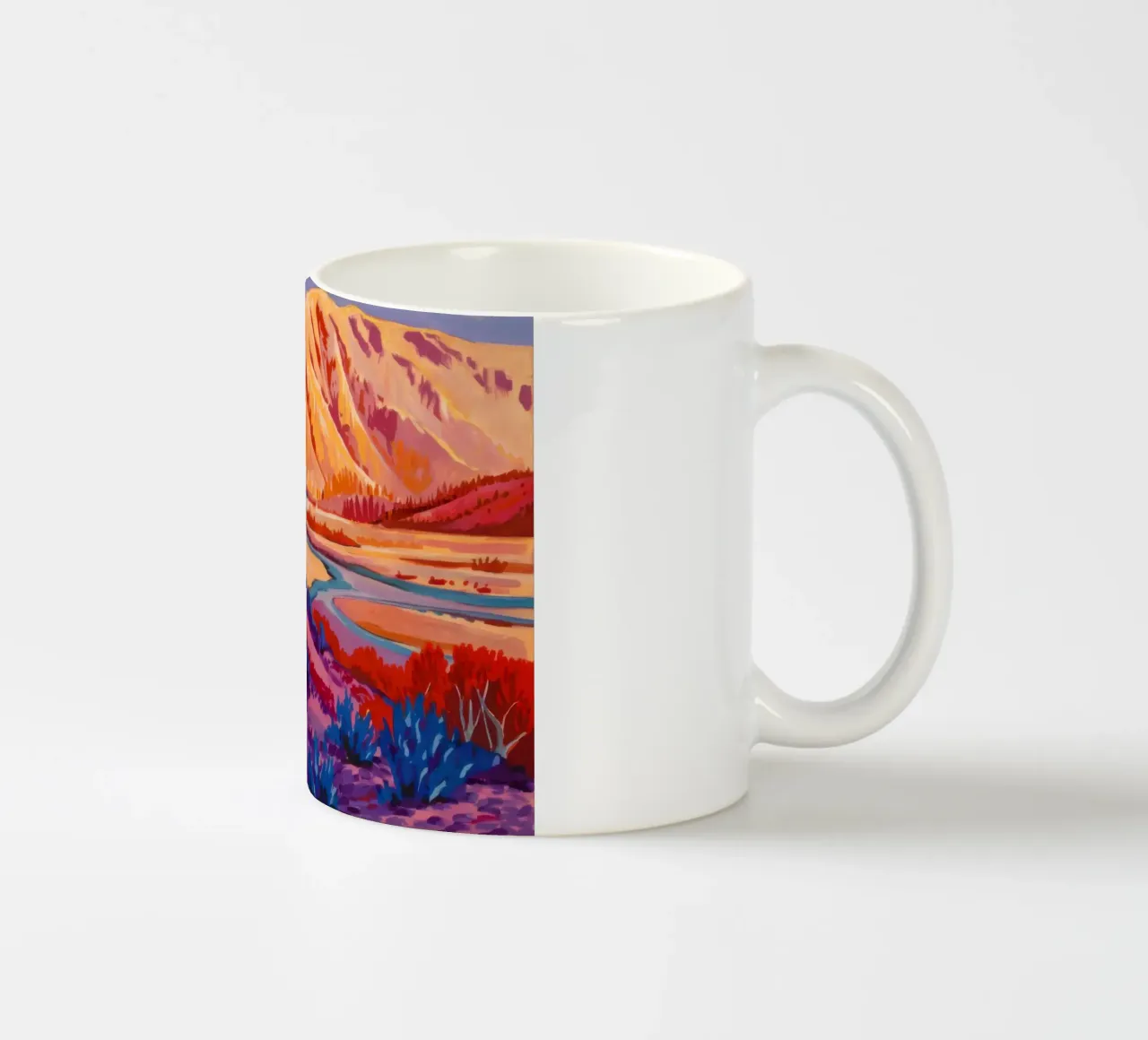 Canyon del fiume Prismatic tazza in ceramica da Angkasa Mist