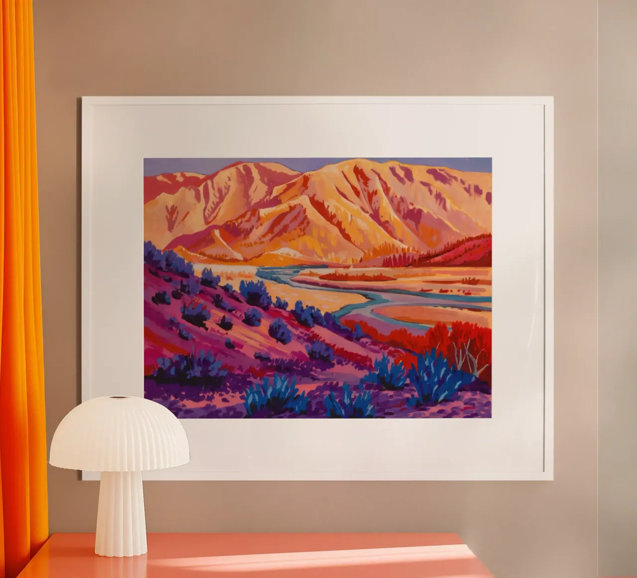 Canyon del fiume Prismatic carta hahnemühle da Angkasa Mist