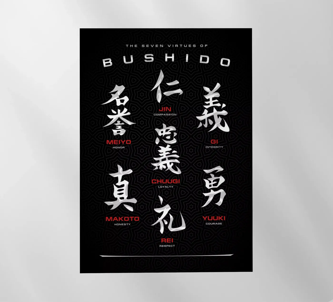 Bushido Code Backlit Folie von nabakumov
