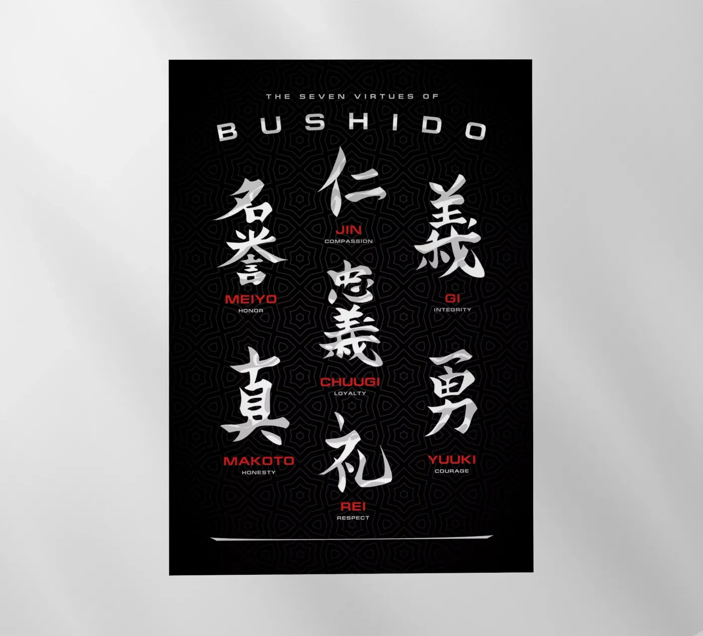 Bushido Code backlit folie van nabakumov