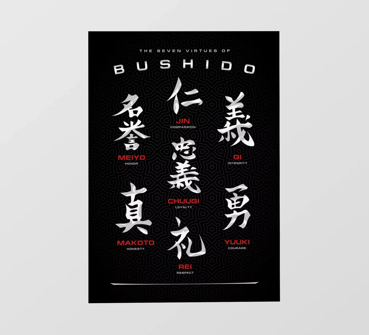 Bushido Code Backlit Folie von nabakumov