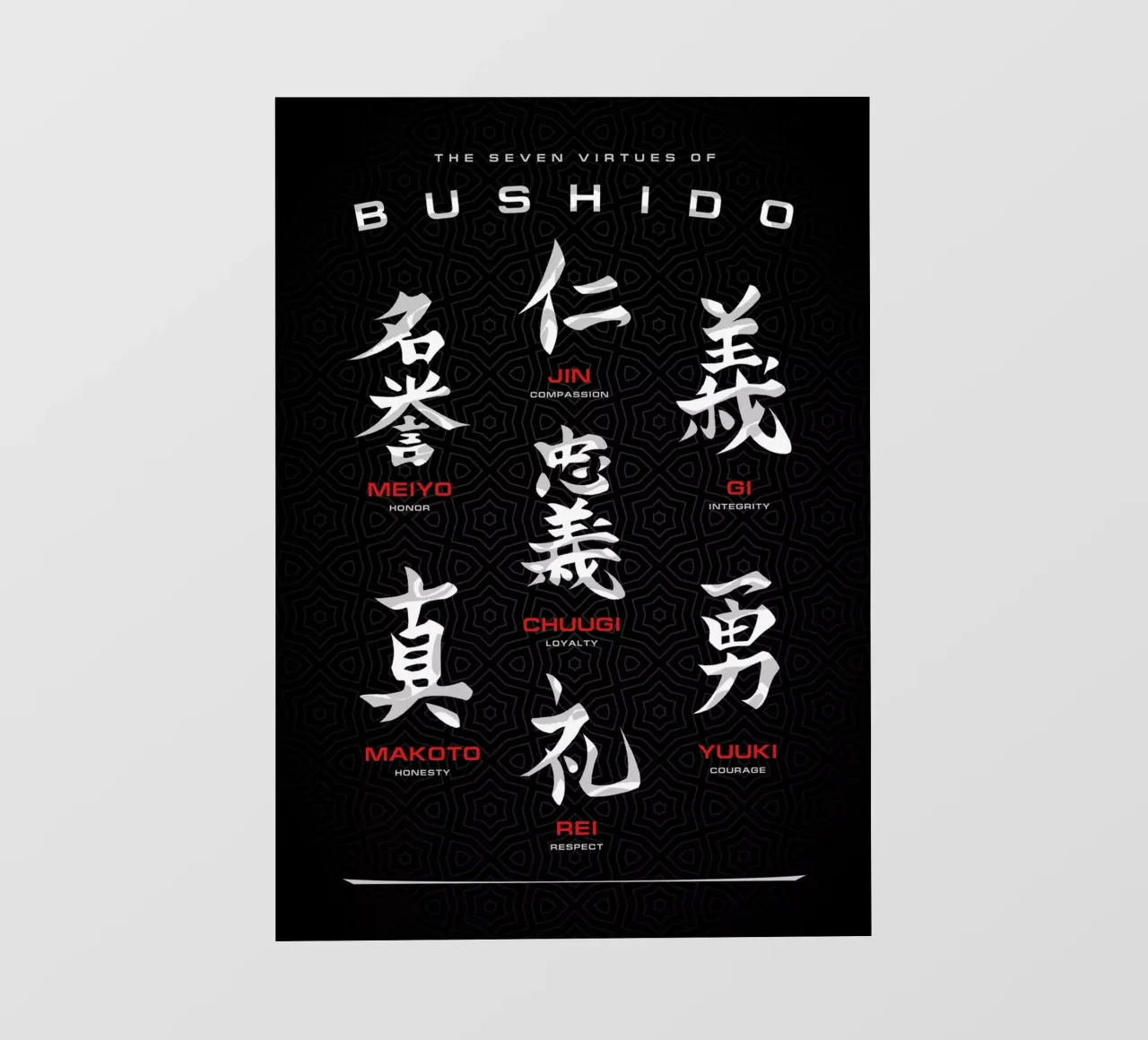 Bushido Code fotobehang van nabakumov