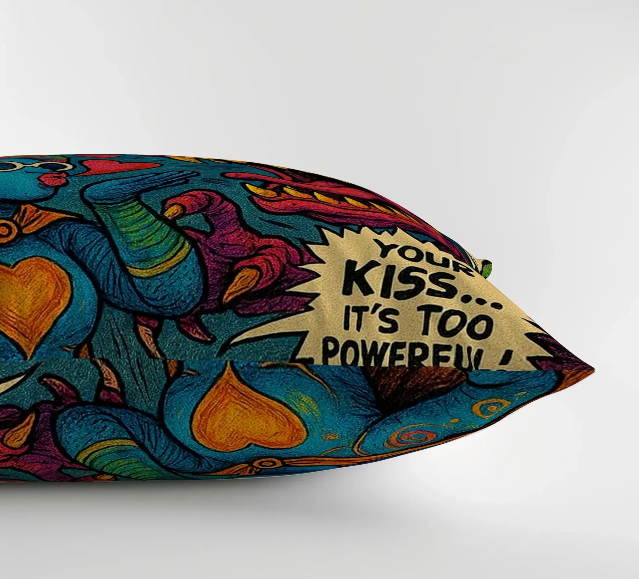 MINGIE THE SMOOCHER 1 - Fresh Supes On The Block cuscino da Vintage Van Gogh