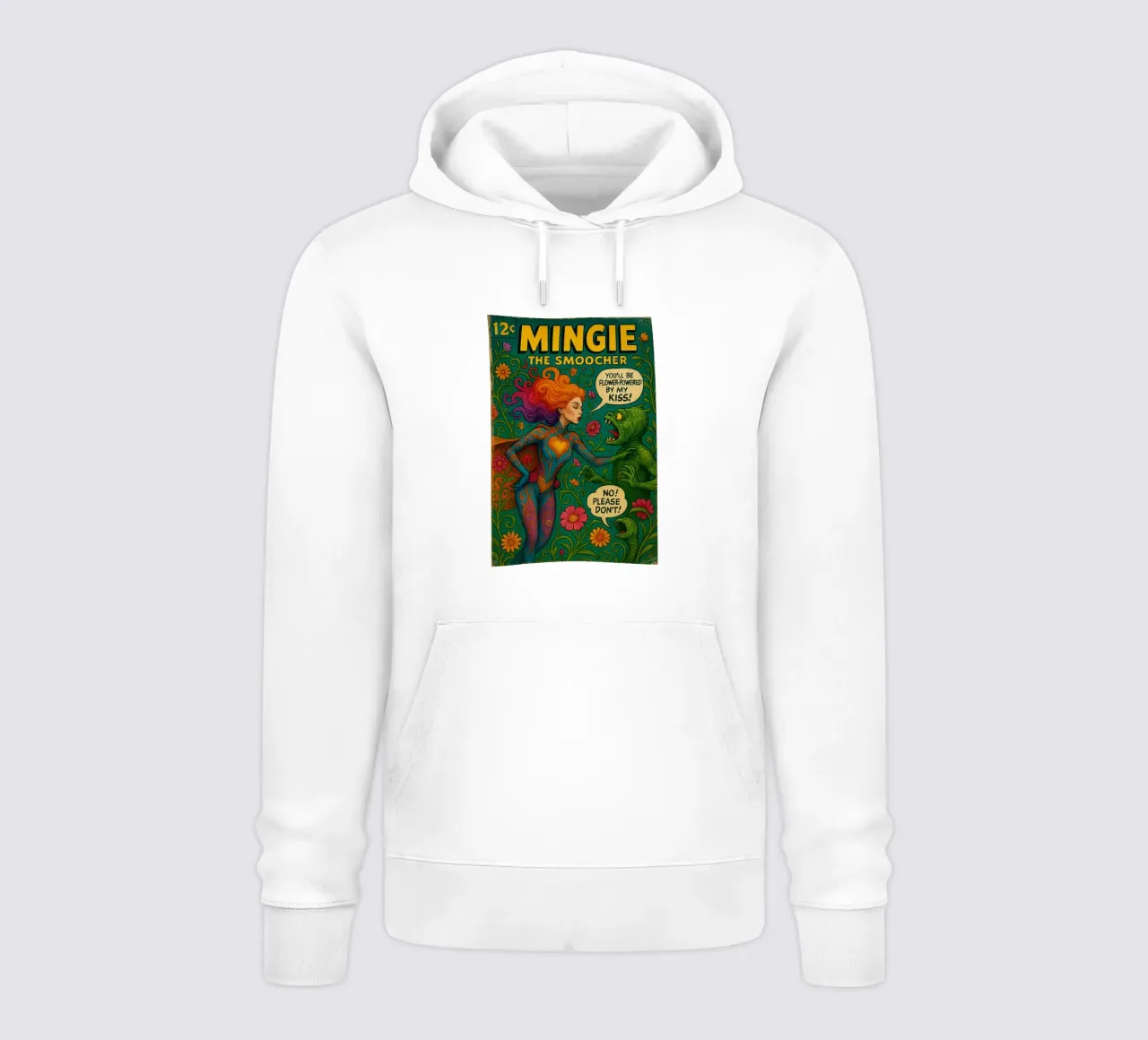 MINGIE THE SMOOCHER 2 - Fresh Supes On The Block felpa con cappuccio da Vintage Van Gogh