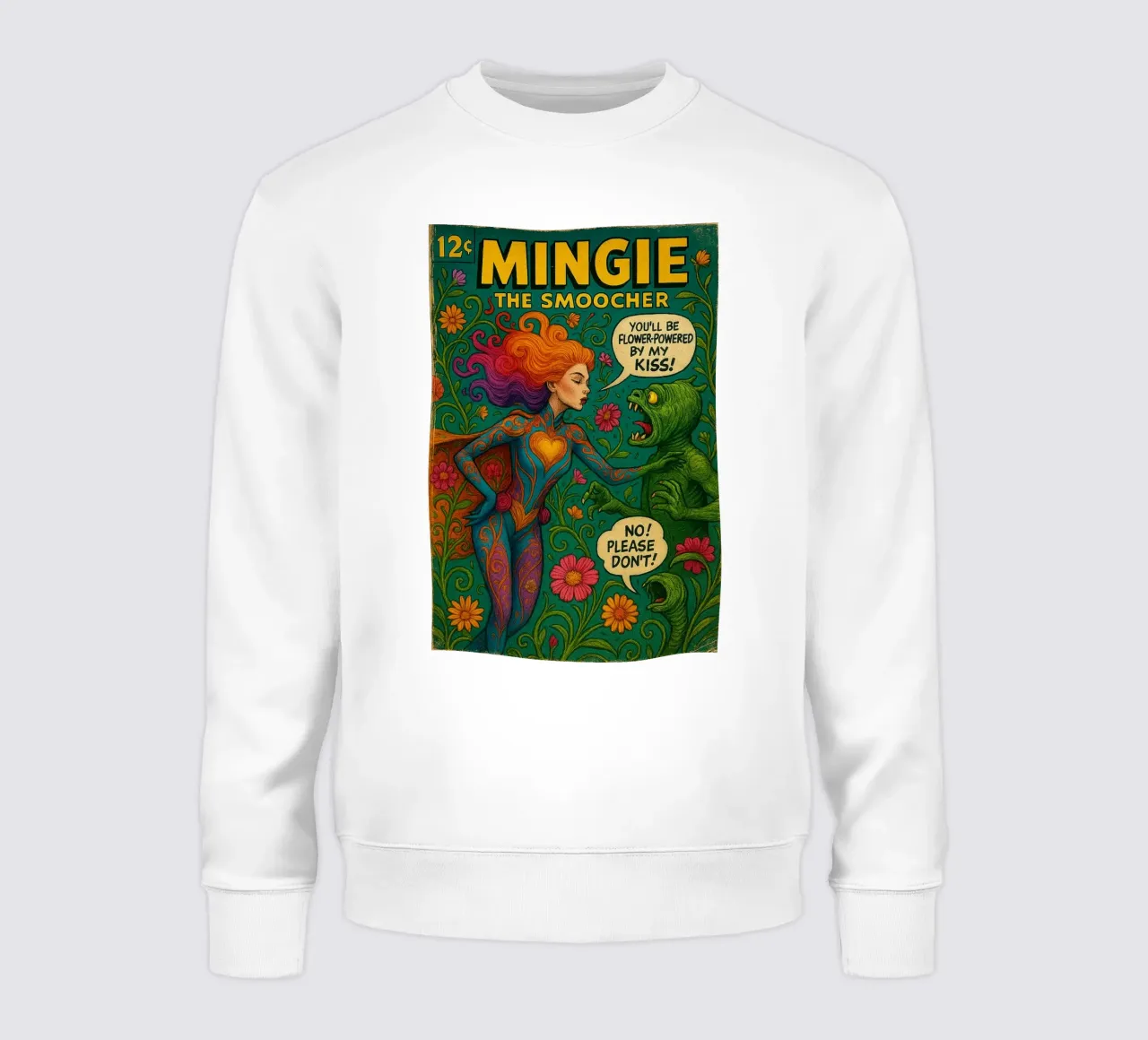 MINGIE THE SMOOCHER 2 - Fresh Supes On The Block felpa da Vintage Van Gogh