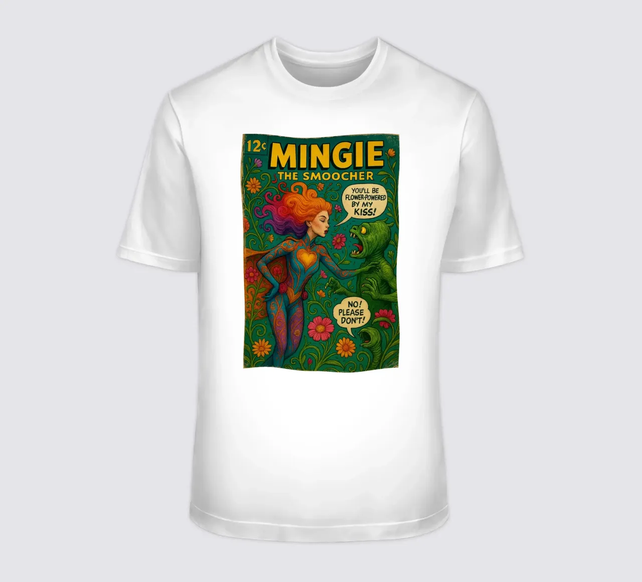 MINGIE THE SMOOCHER 2 - Fresh Supes On The Block t-shirt da Vintage Van Gogh