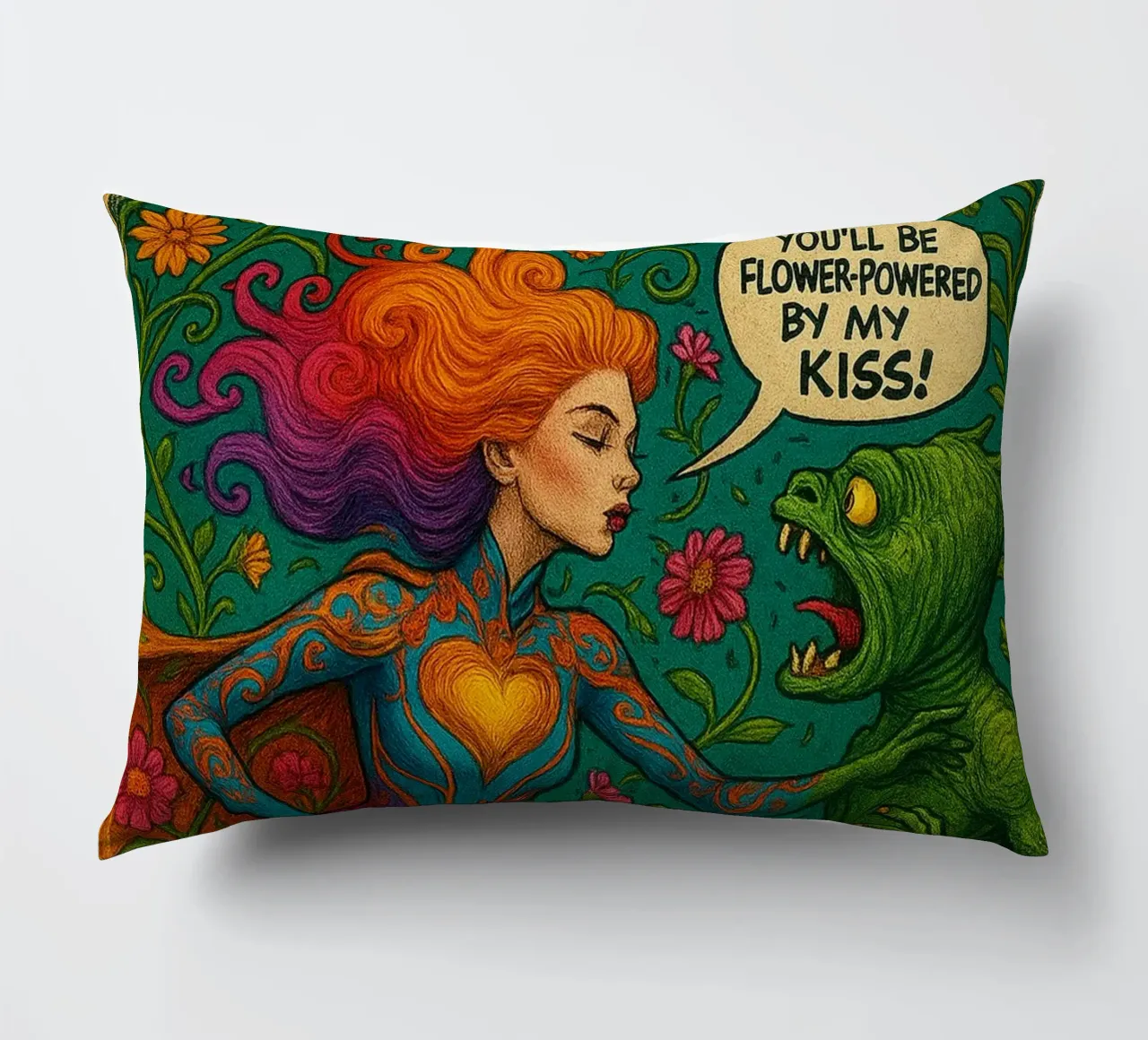 MINGIE THE SMOOCHER 2 - Fresh Supes On The Block cuscino da Vintage Van Gogh