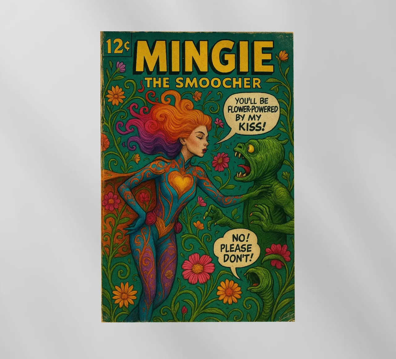 MINGIE THE SMOOCHER 2 - Fresh Supes On The Block pellicola backlit da Vintage Van Gogh