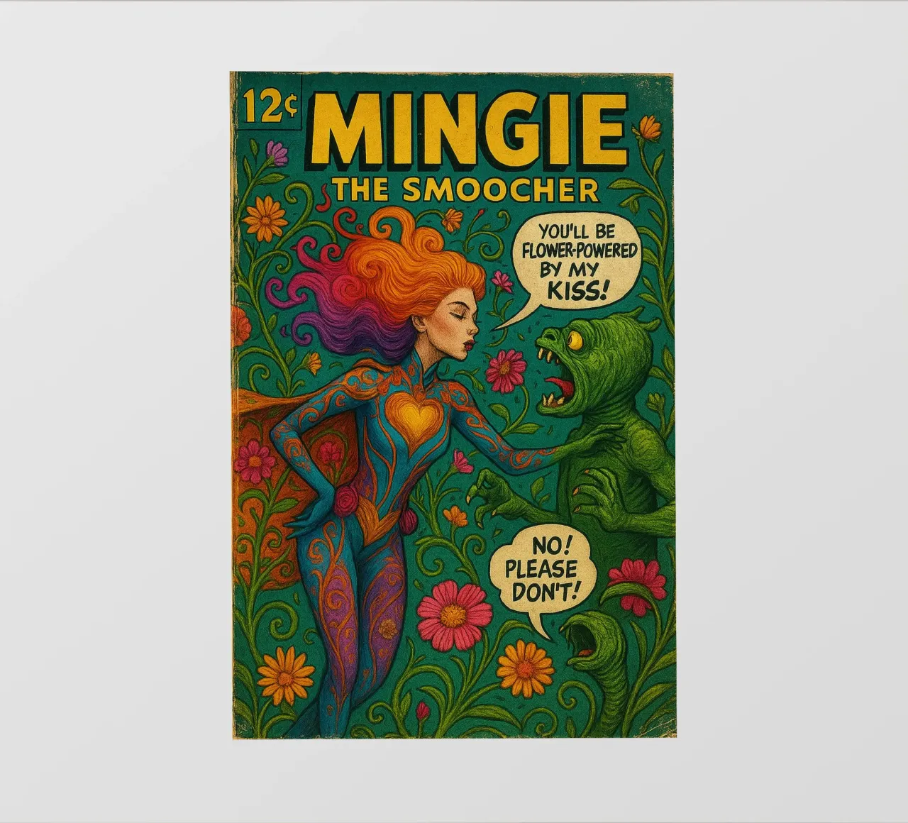 MINGIE THE SMOOCHER 2 - Fresh Supes On The Block pellicola backlit da Vintage Van Gogh