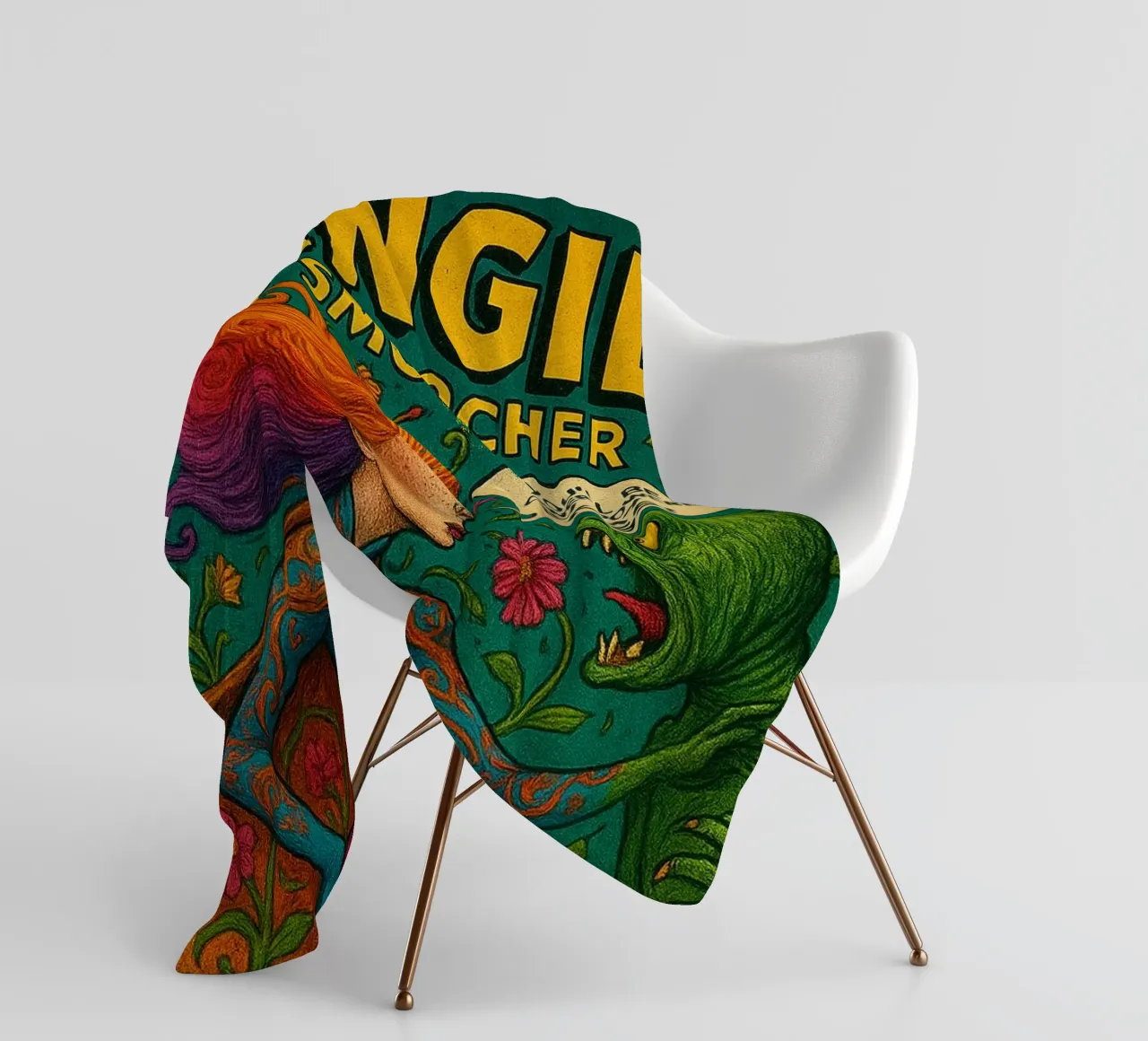 MINGIE THE SMOOCHER 2 - Fresh Supes On The Block coperta in pile da Vintage Van Gogh