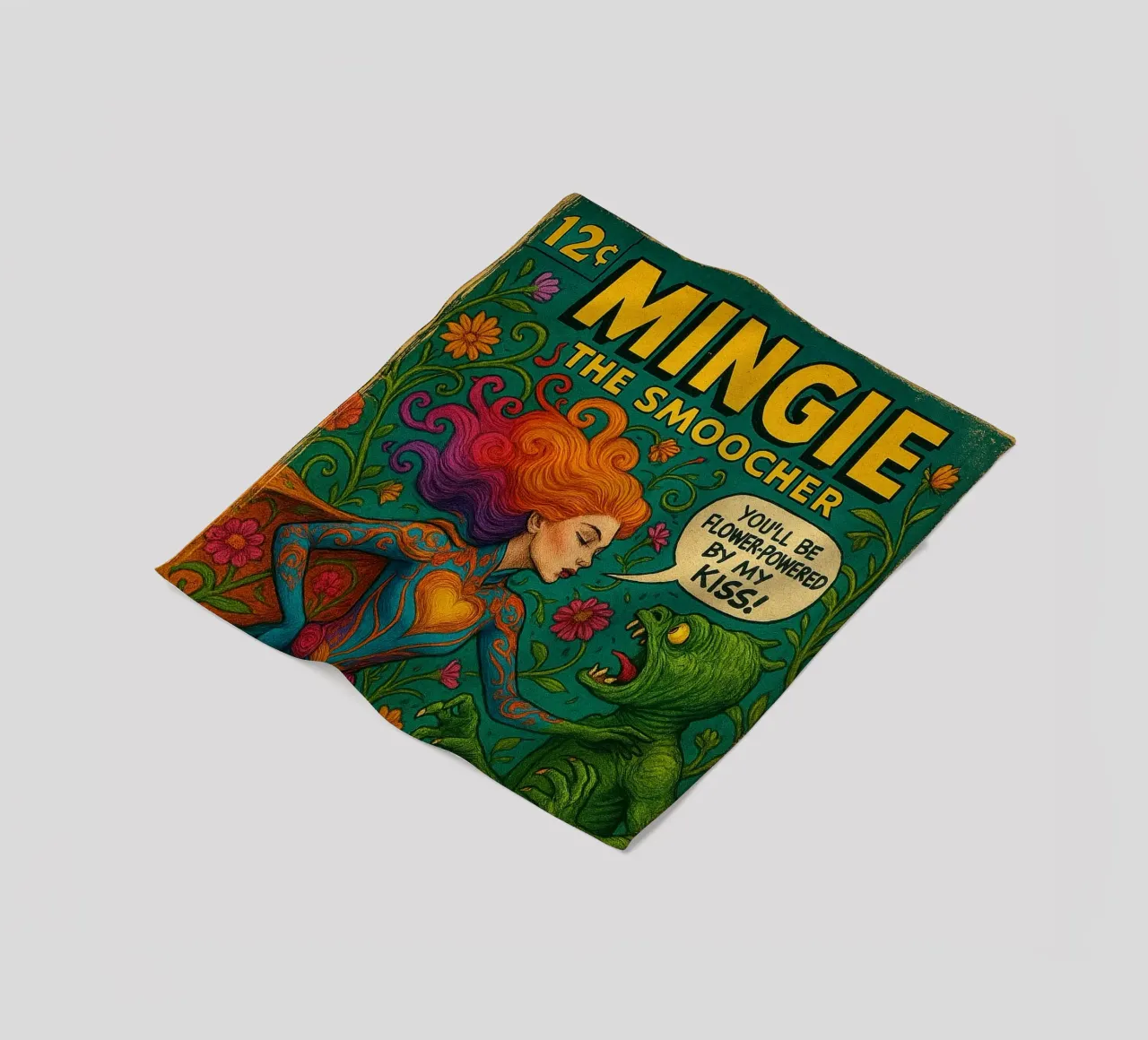 MINGIE THE SMOOCHER 2 - Fresh Supes On The Block coperta in pile da Vintage Van Gogh